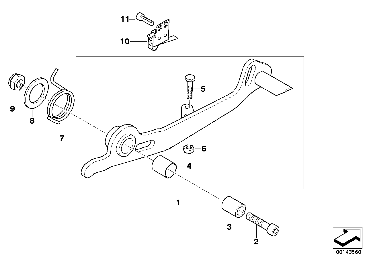 Brake pedal