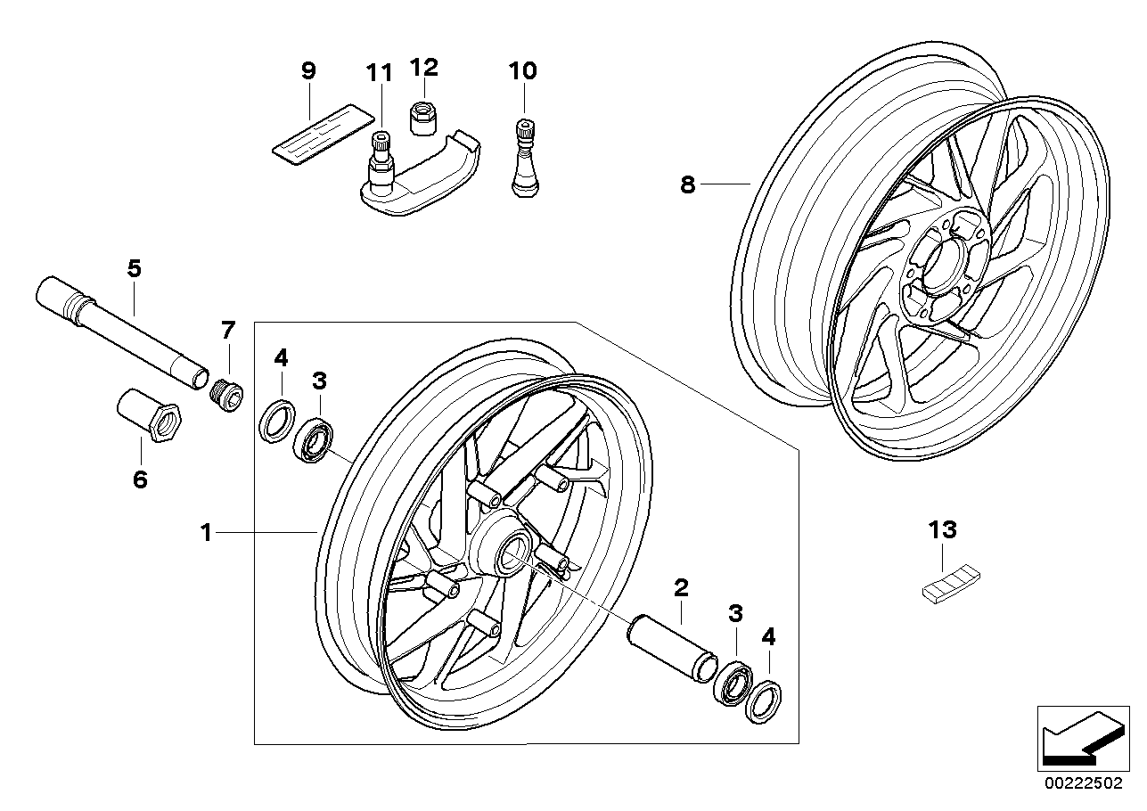 Hp forged wheels