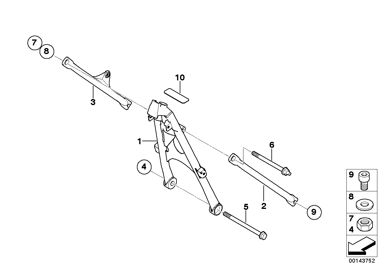 Front frame_mounting parts