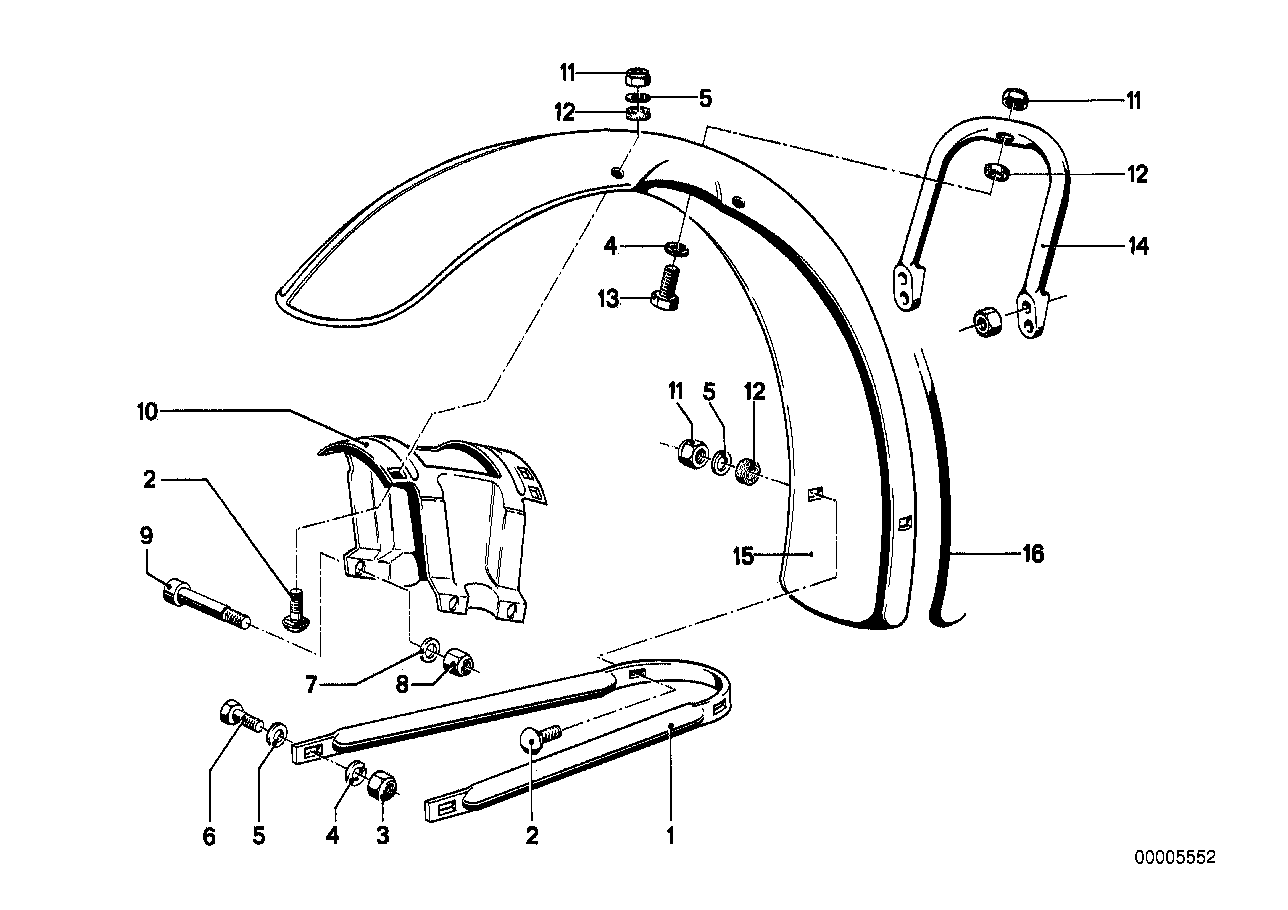 Mudguard front