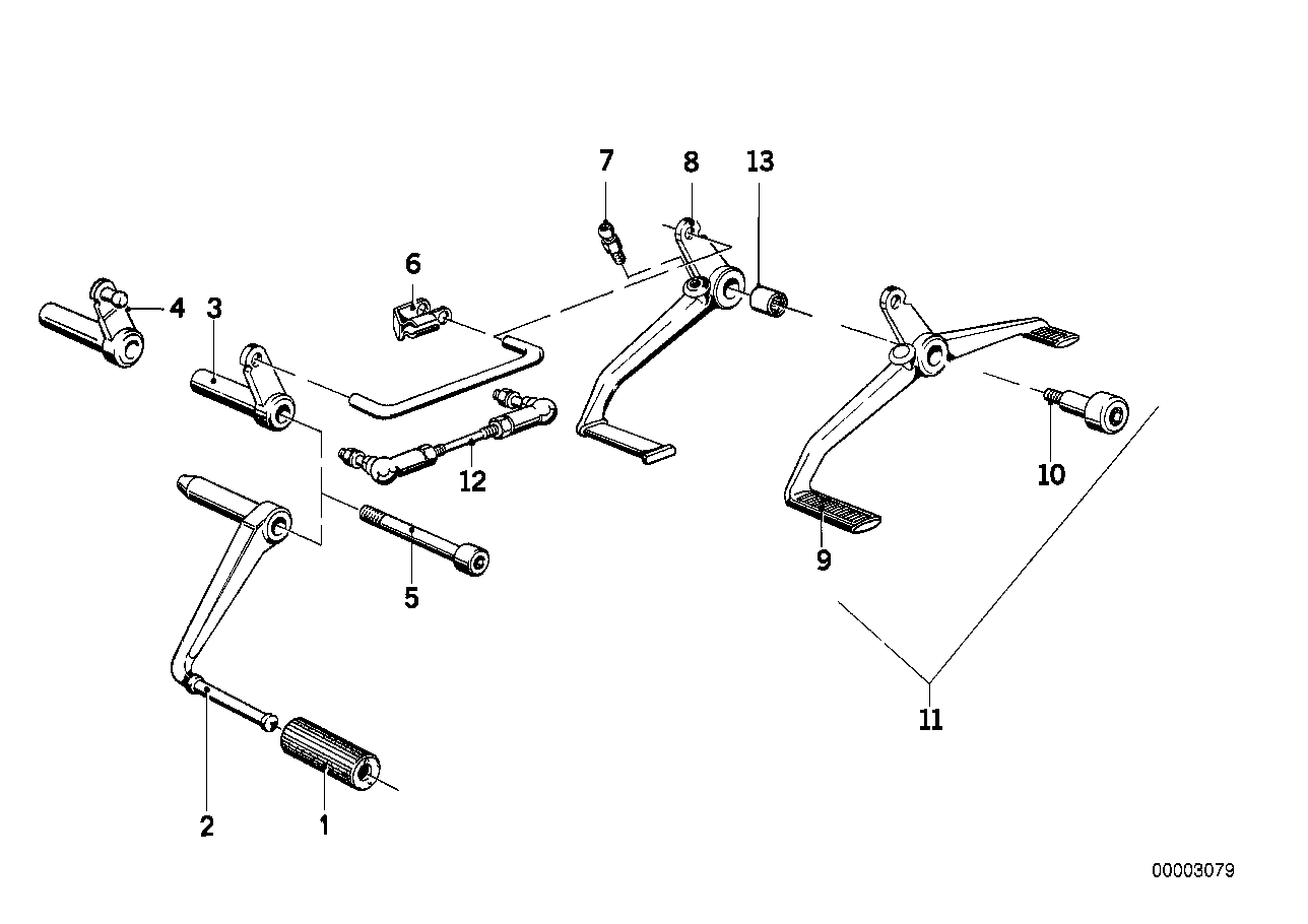 External shifting parts_shift lever