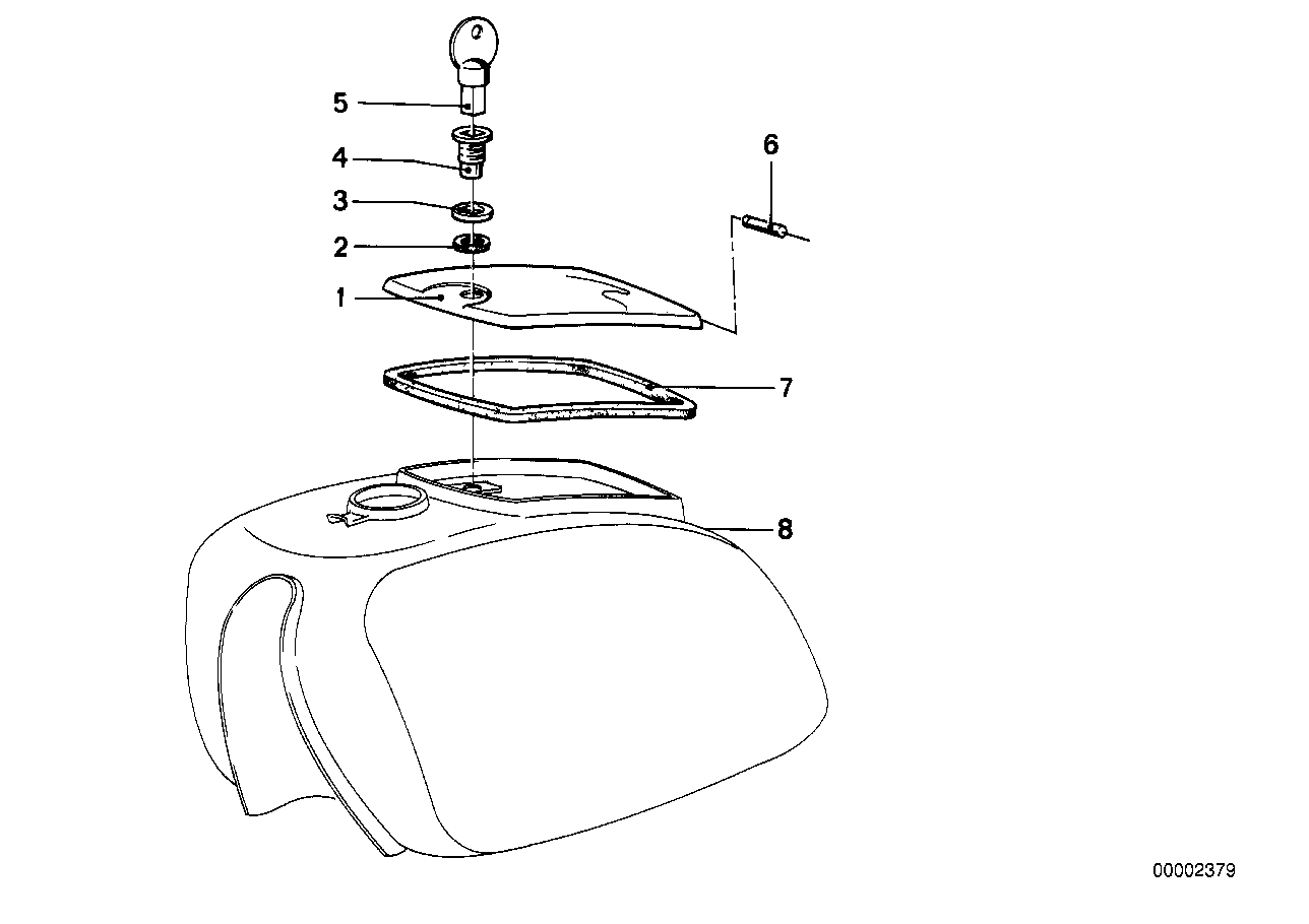 Fuel tank-tool container