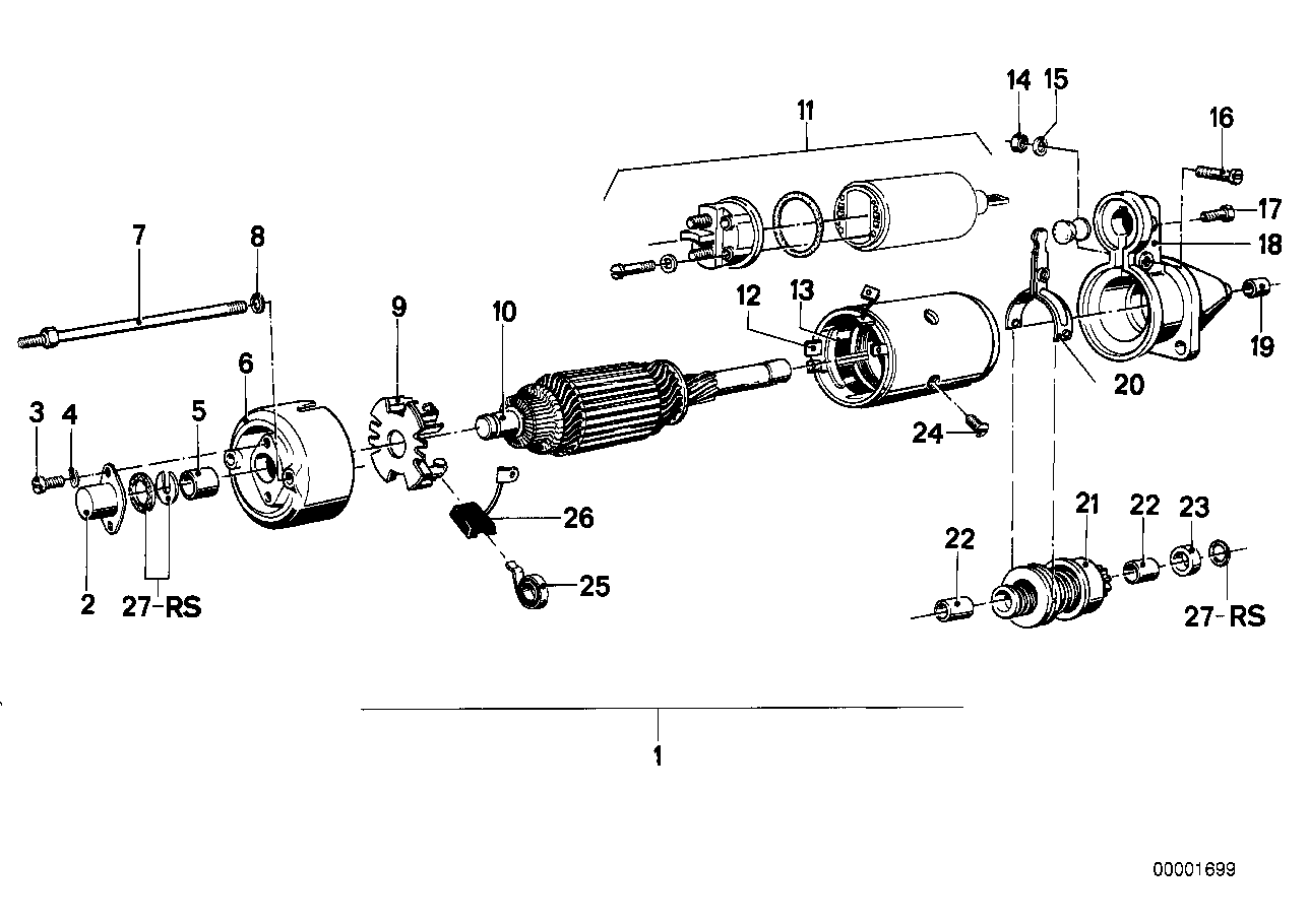 Starter parts