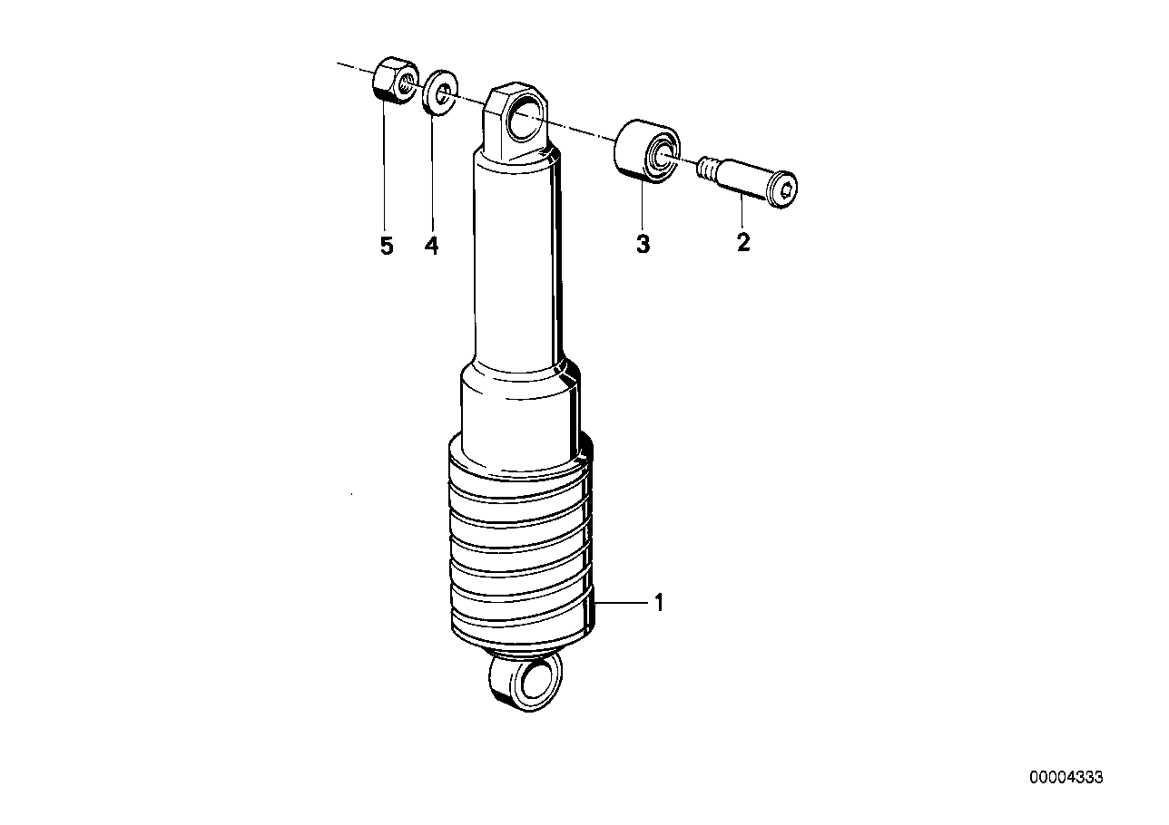 Self-levelling suspension