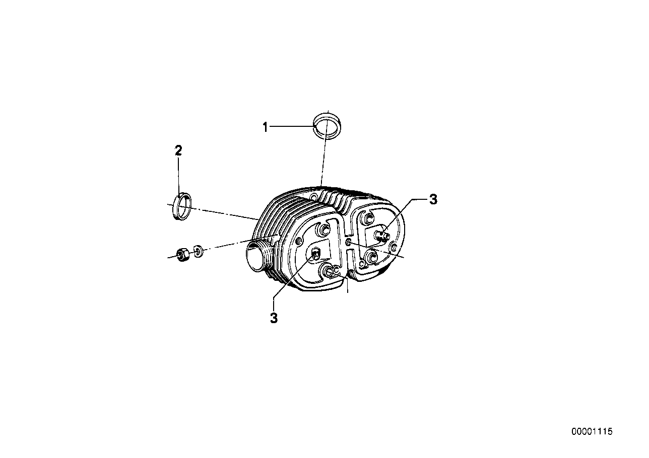 Cylinder head attached parts