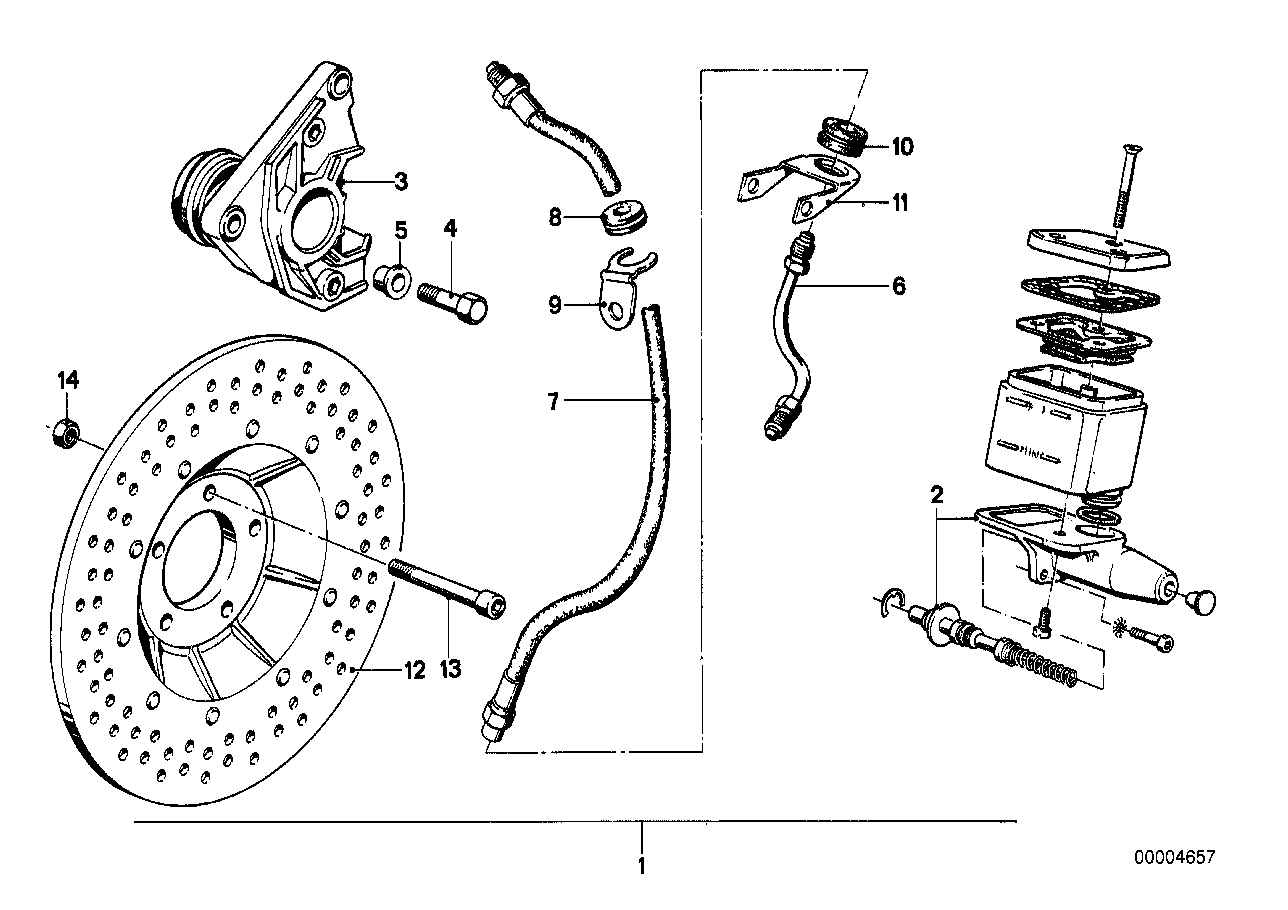 Retrofit kit, double disc brake