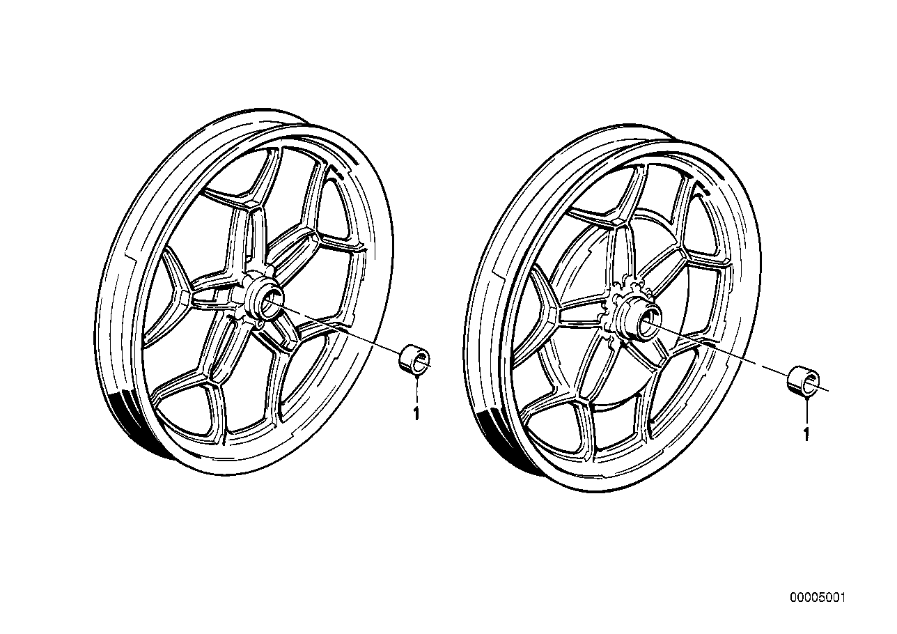 Cast rim-shims