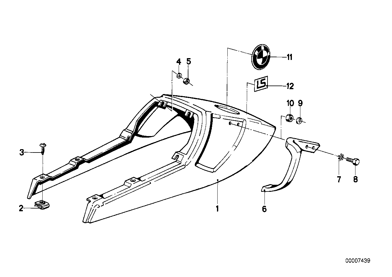 Dual seat-tail part