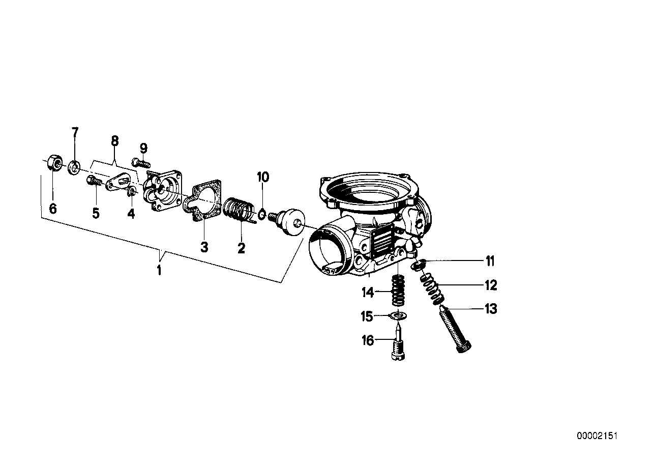 Carburetor-choke body