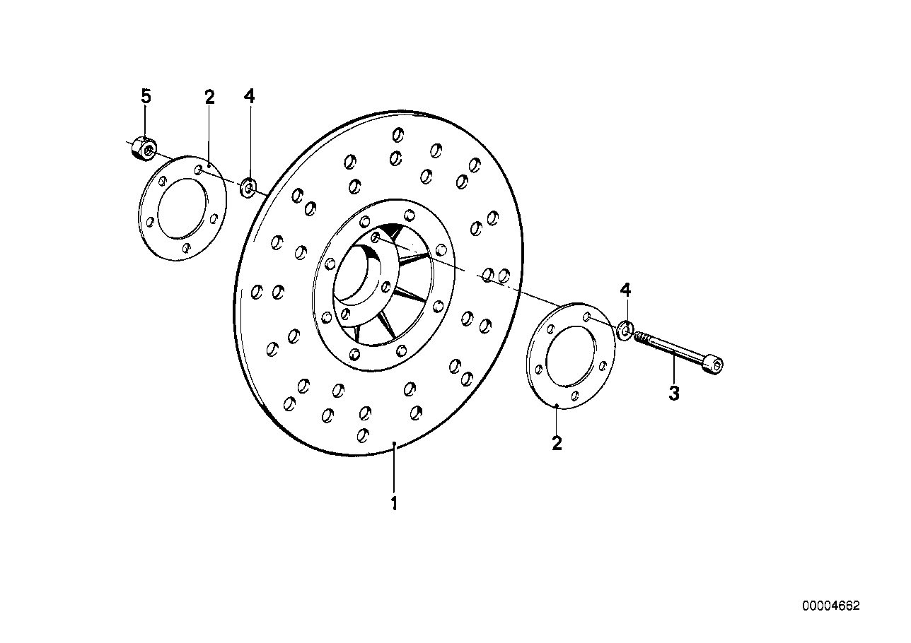 Brake rotor, front