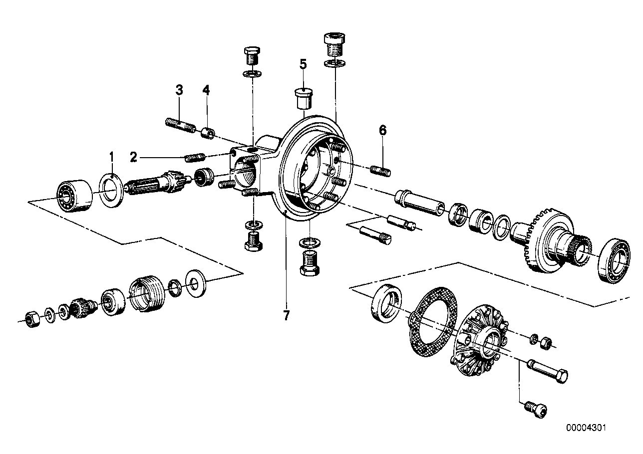 Differential-spacer ring