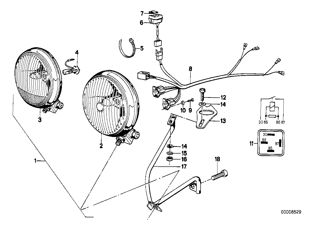 Additional headlight