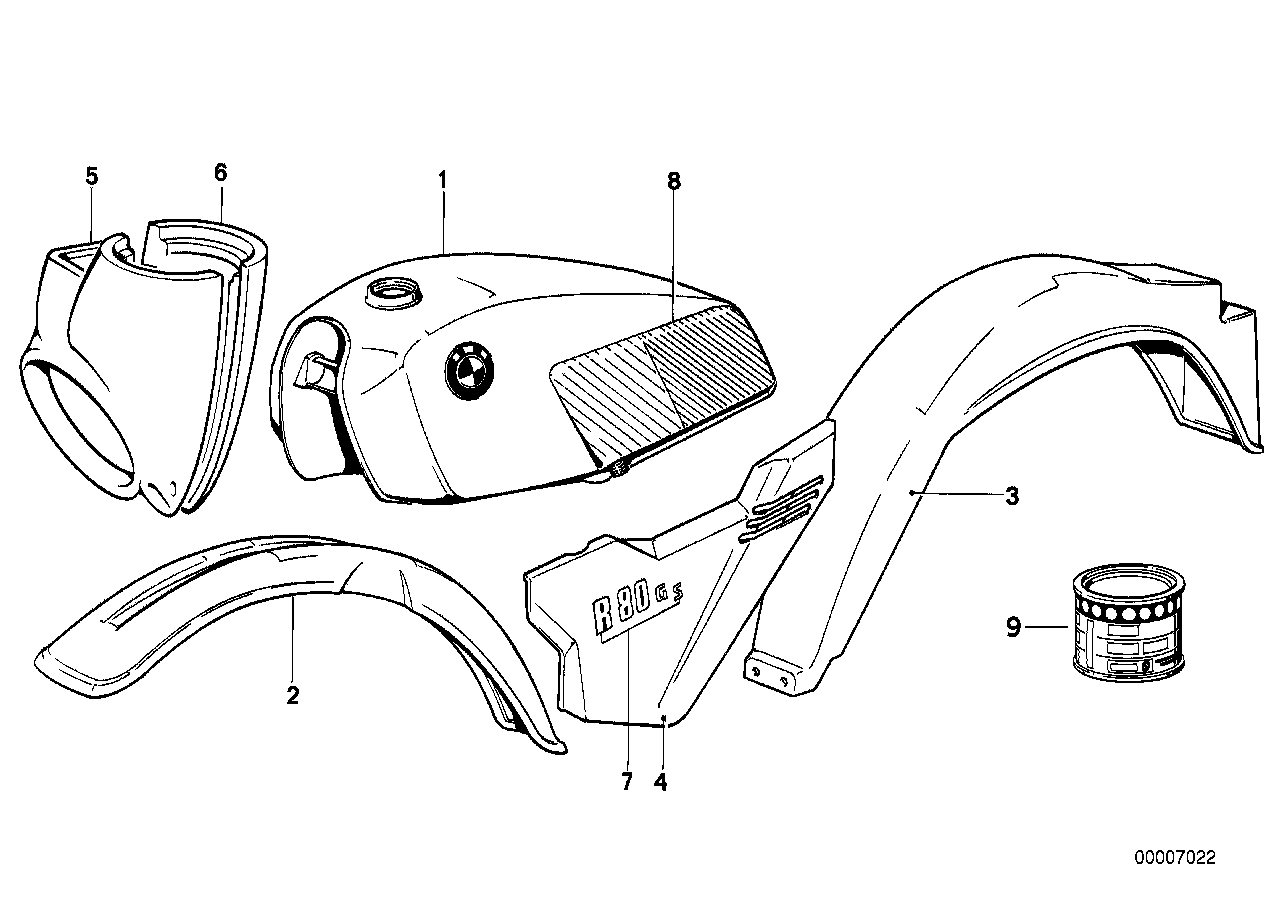 Paint parts. Запчасти для BMW g80.