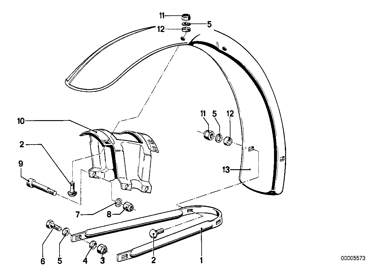 Mudguard front