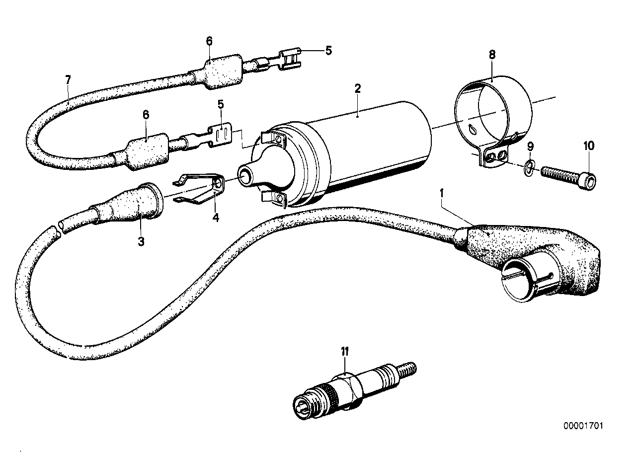 Spark plug_ignition wire_ignition coil