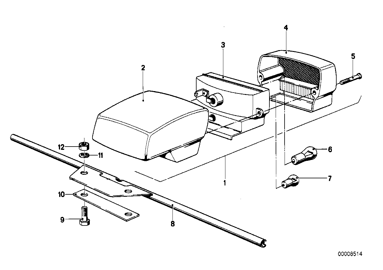 Tail light parts