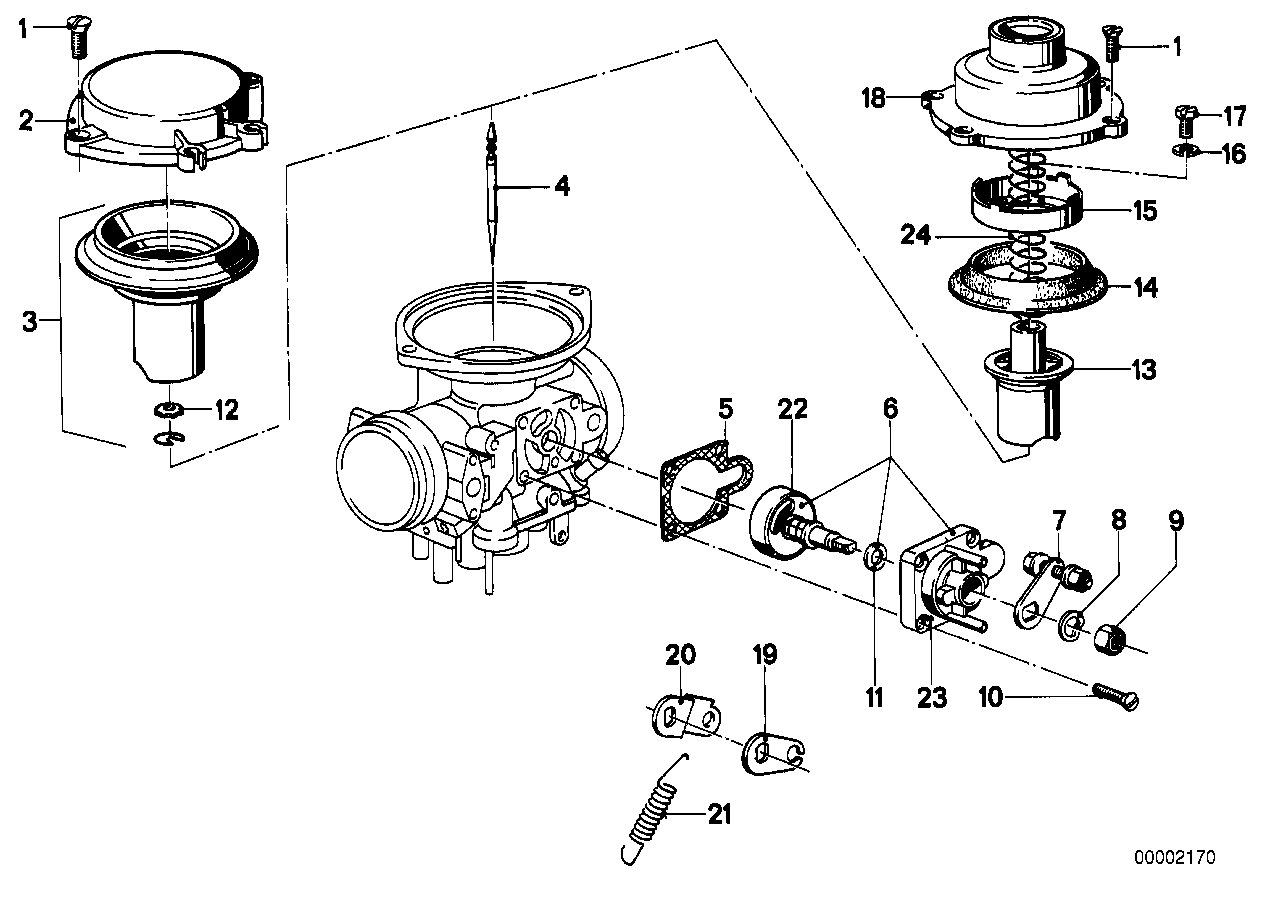 Carburetor-piston_nozzle needle