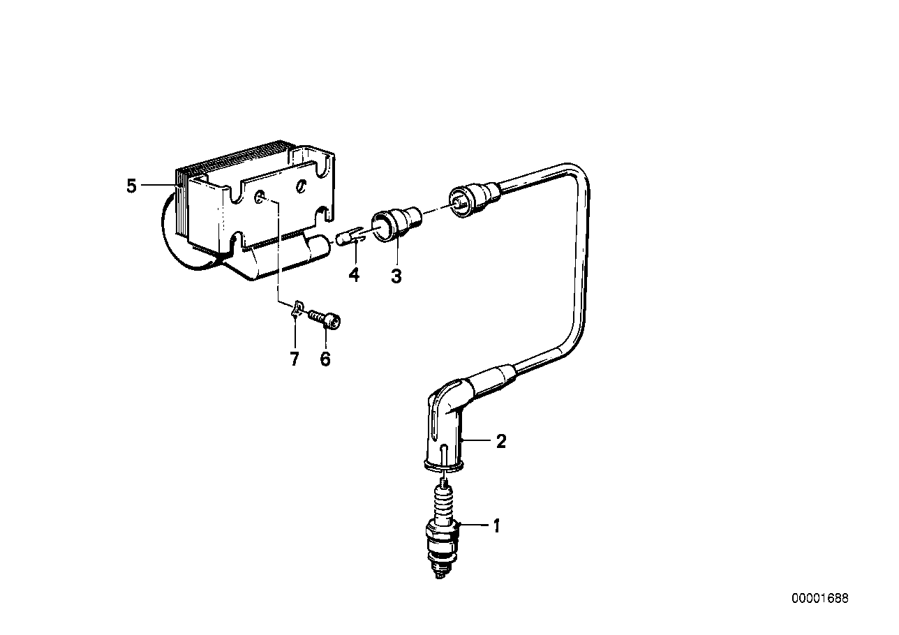 Spark plug_ignition wire_ignition coil