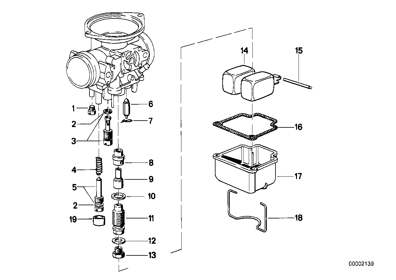 Carburetor-float assy_jet