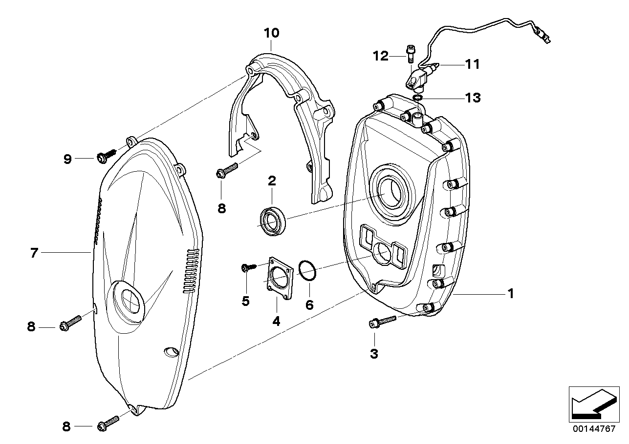 Front cover_timing chain cover