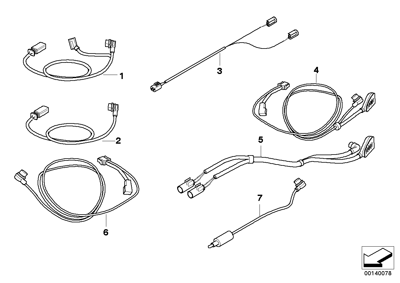 Connect.cable for navigation system