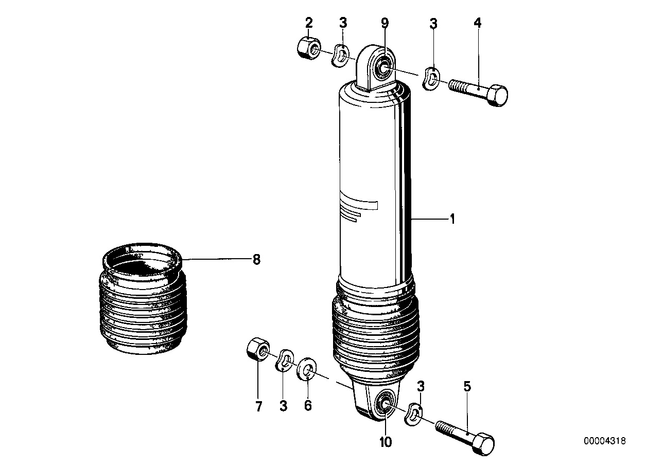 Self-levelling suspension