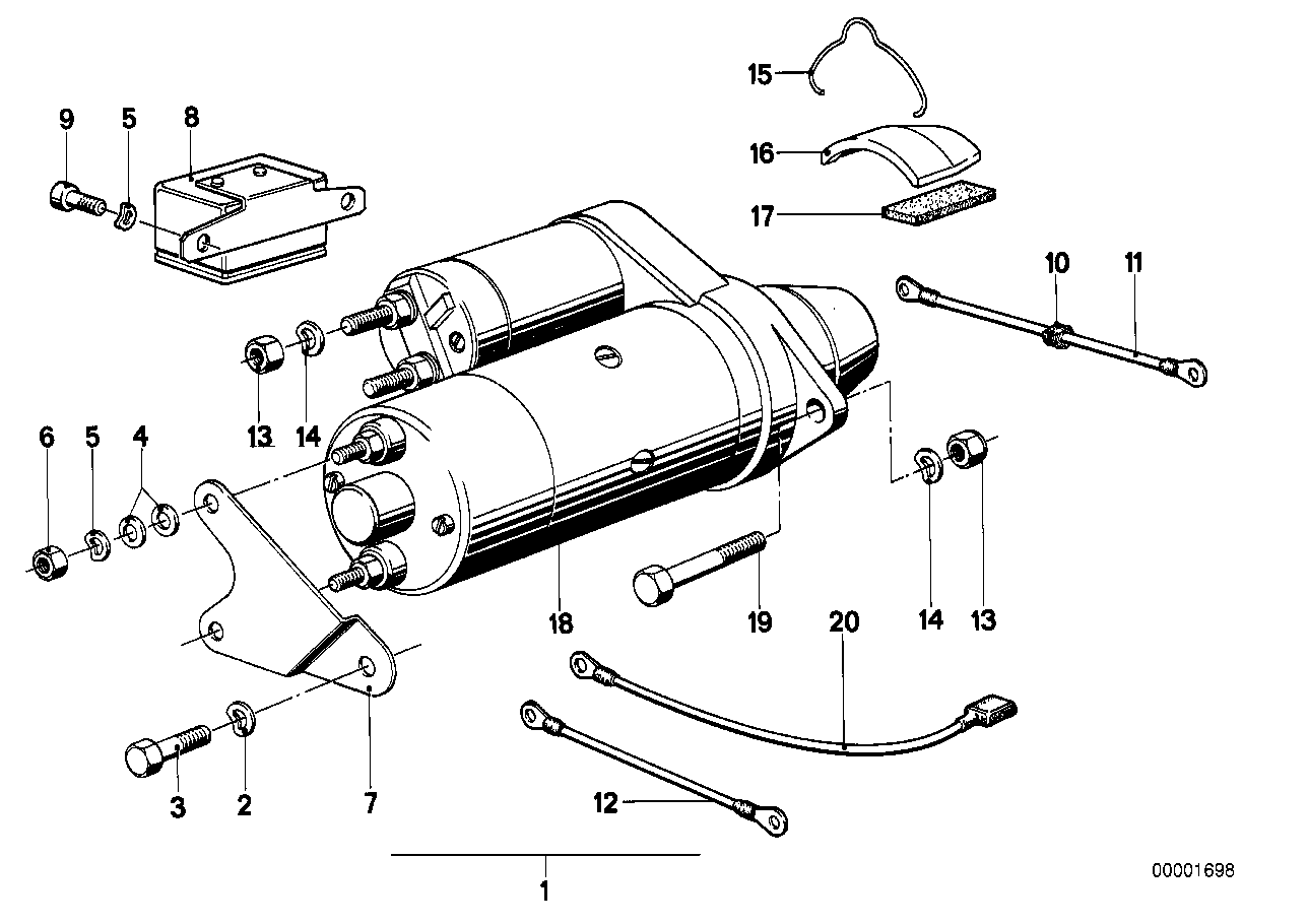 Installing set starter