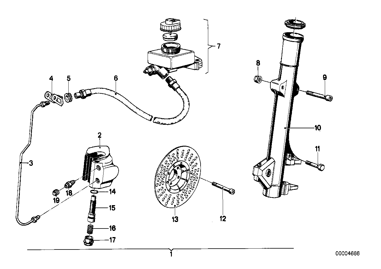 Retrofit kit, double disc brake