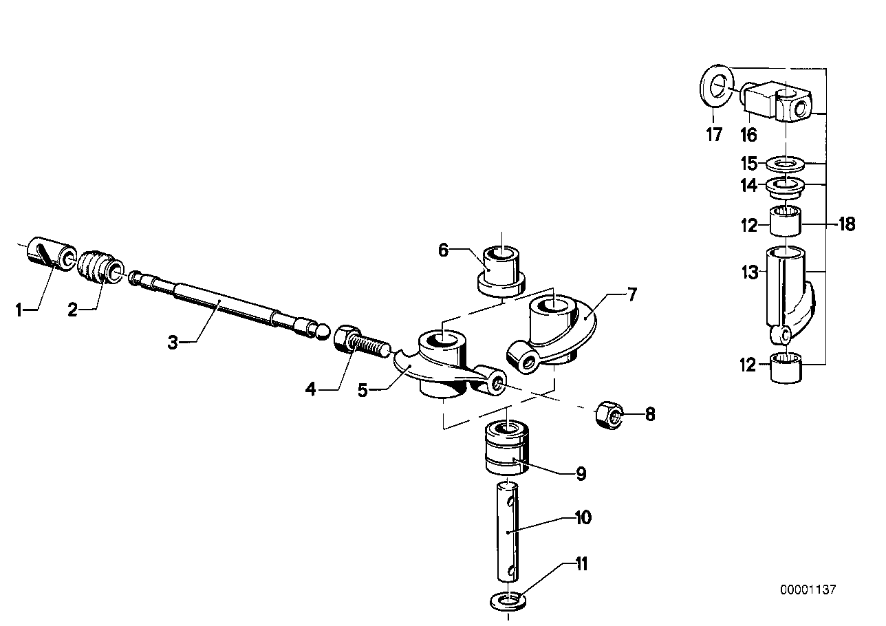 Rocker arm_shaft_valve lifter