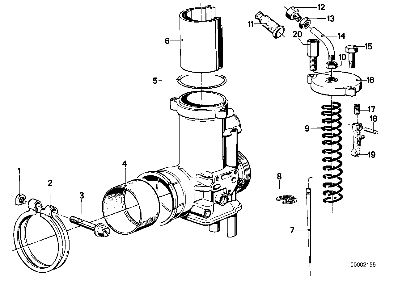 Carburetor-piston_nozzle needle
