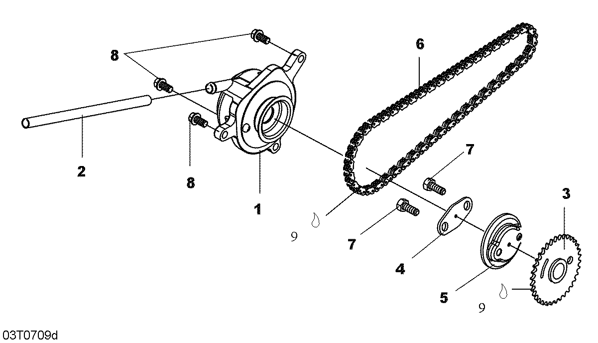 Breather and timing chain