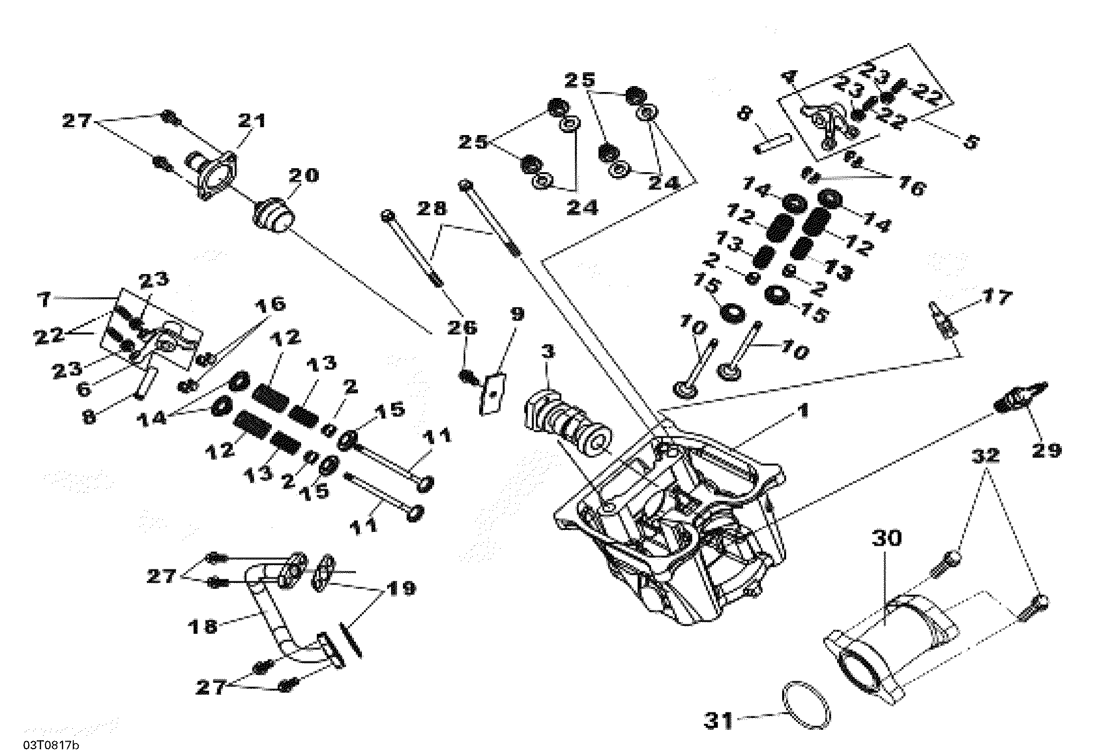 Cylinder head and valve