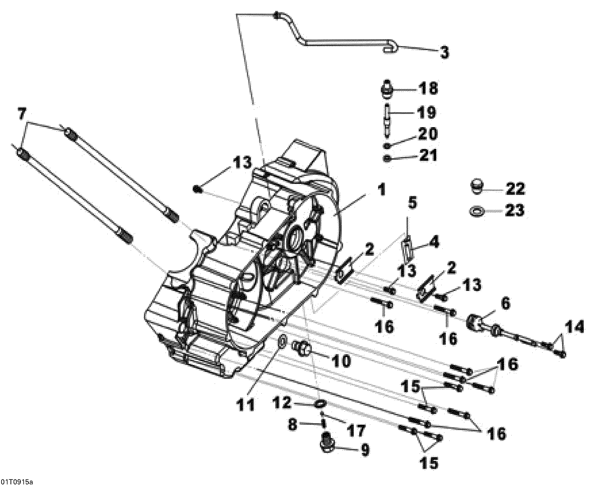 Left crankcase half