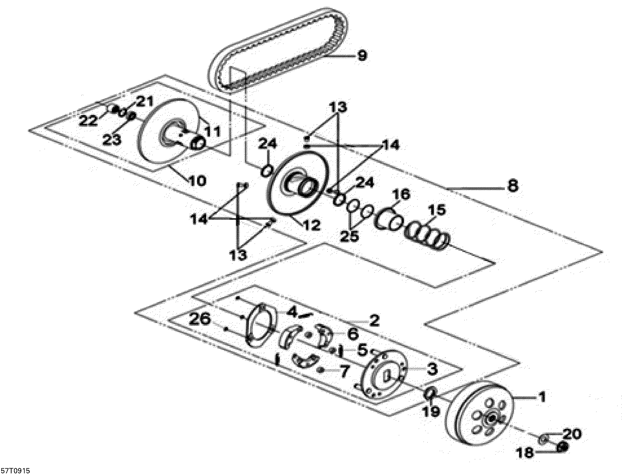 Driven pulley