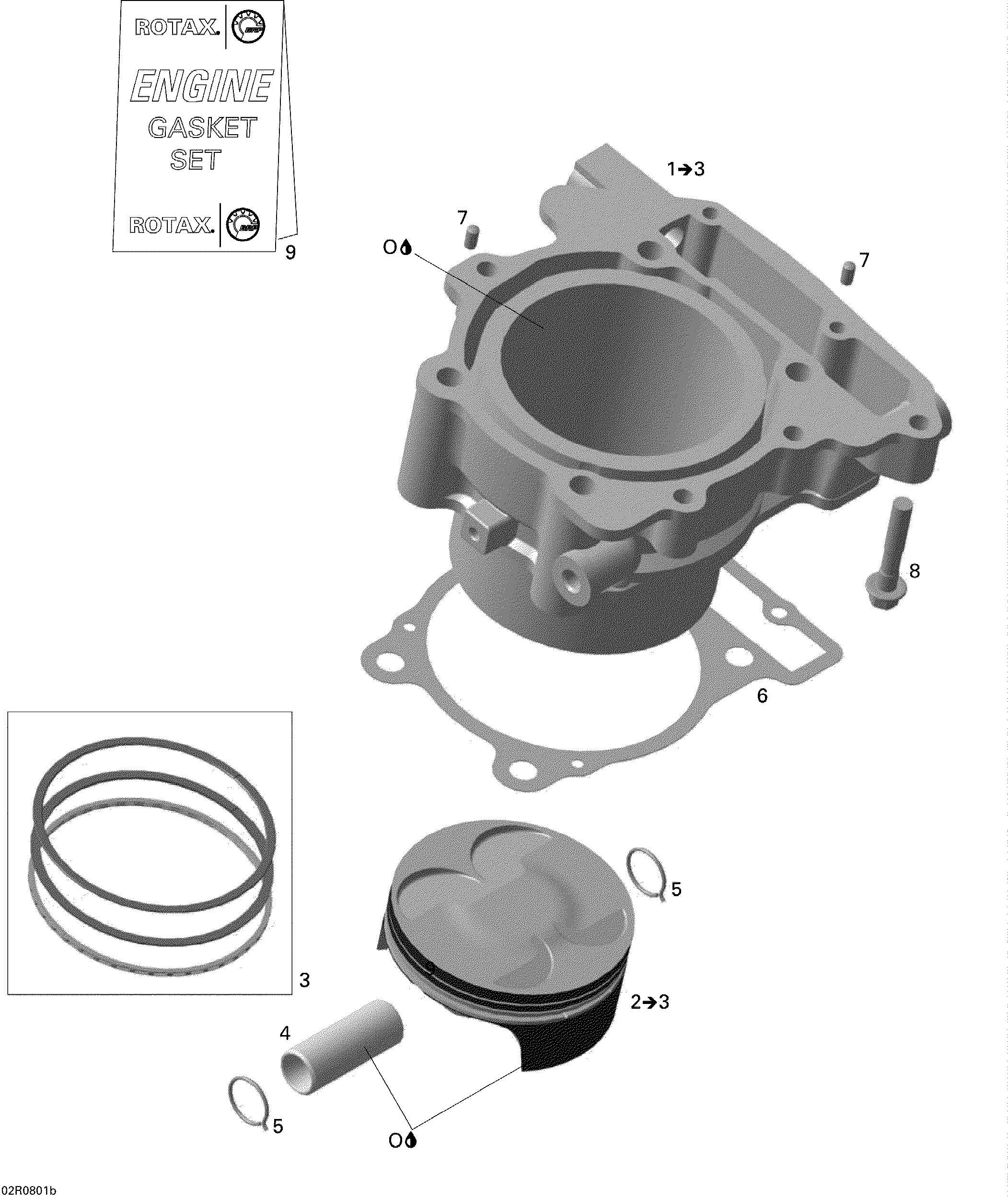 Cylinder and piston