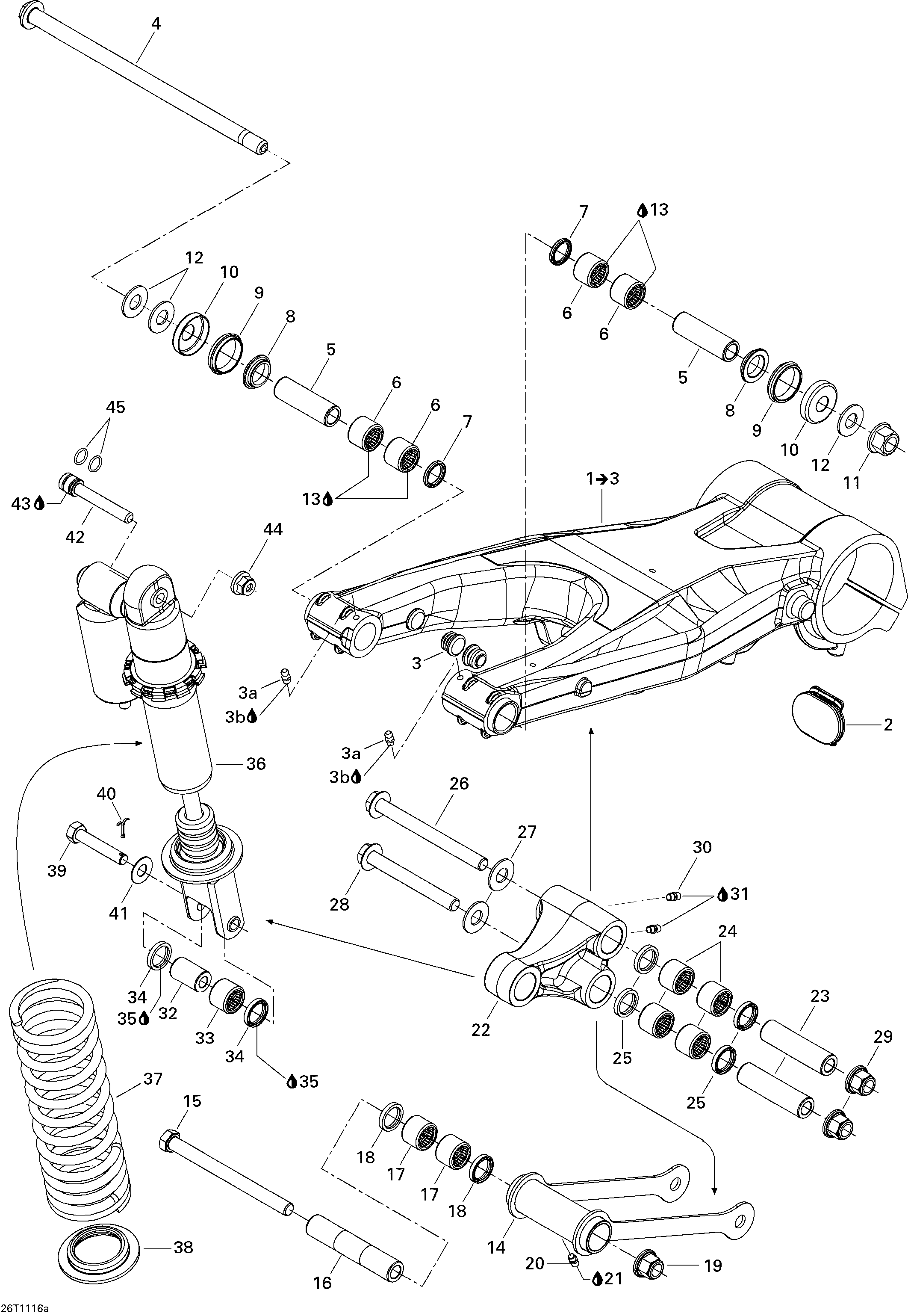 Rear suspension xxc