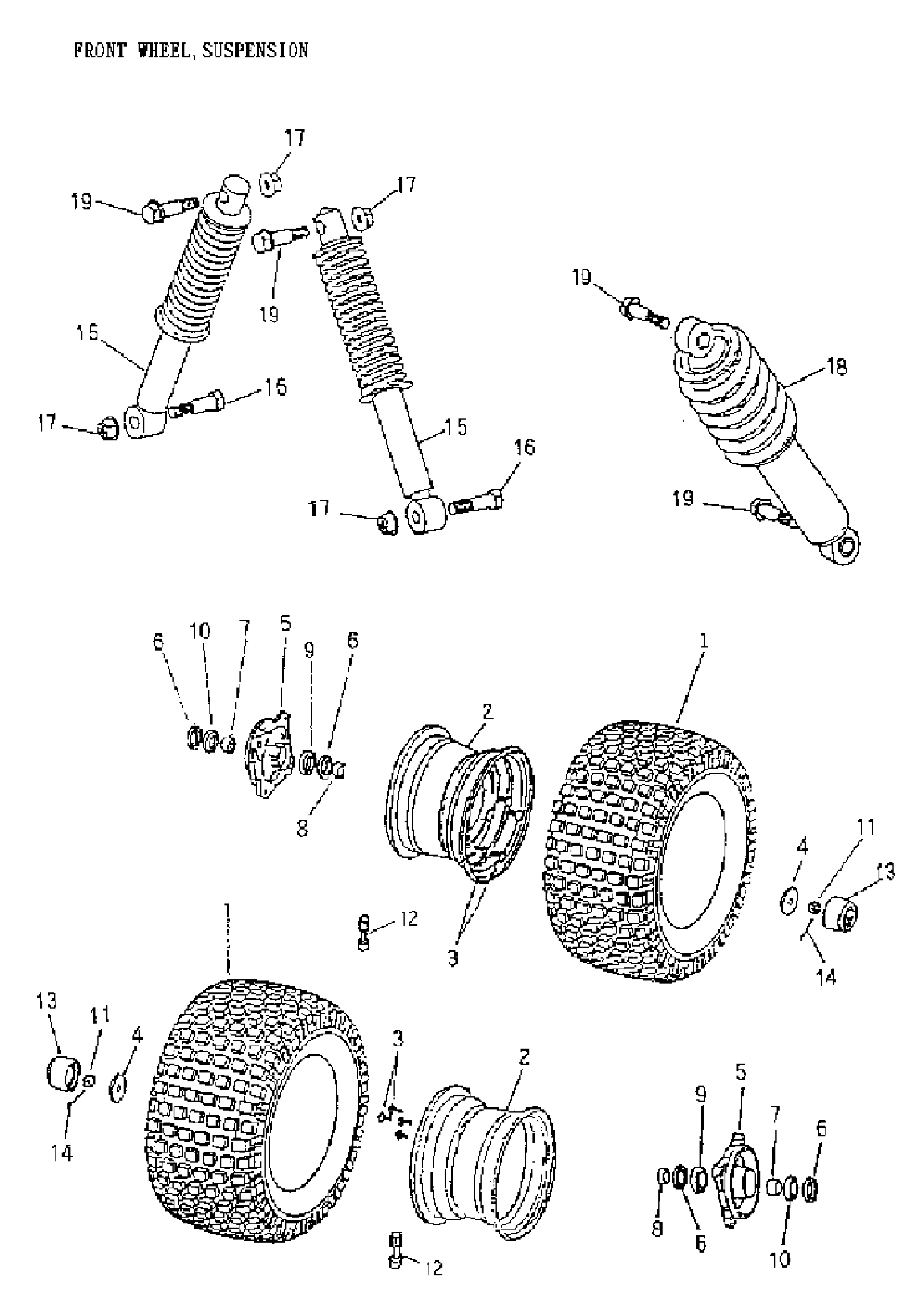 Front suspension