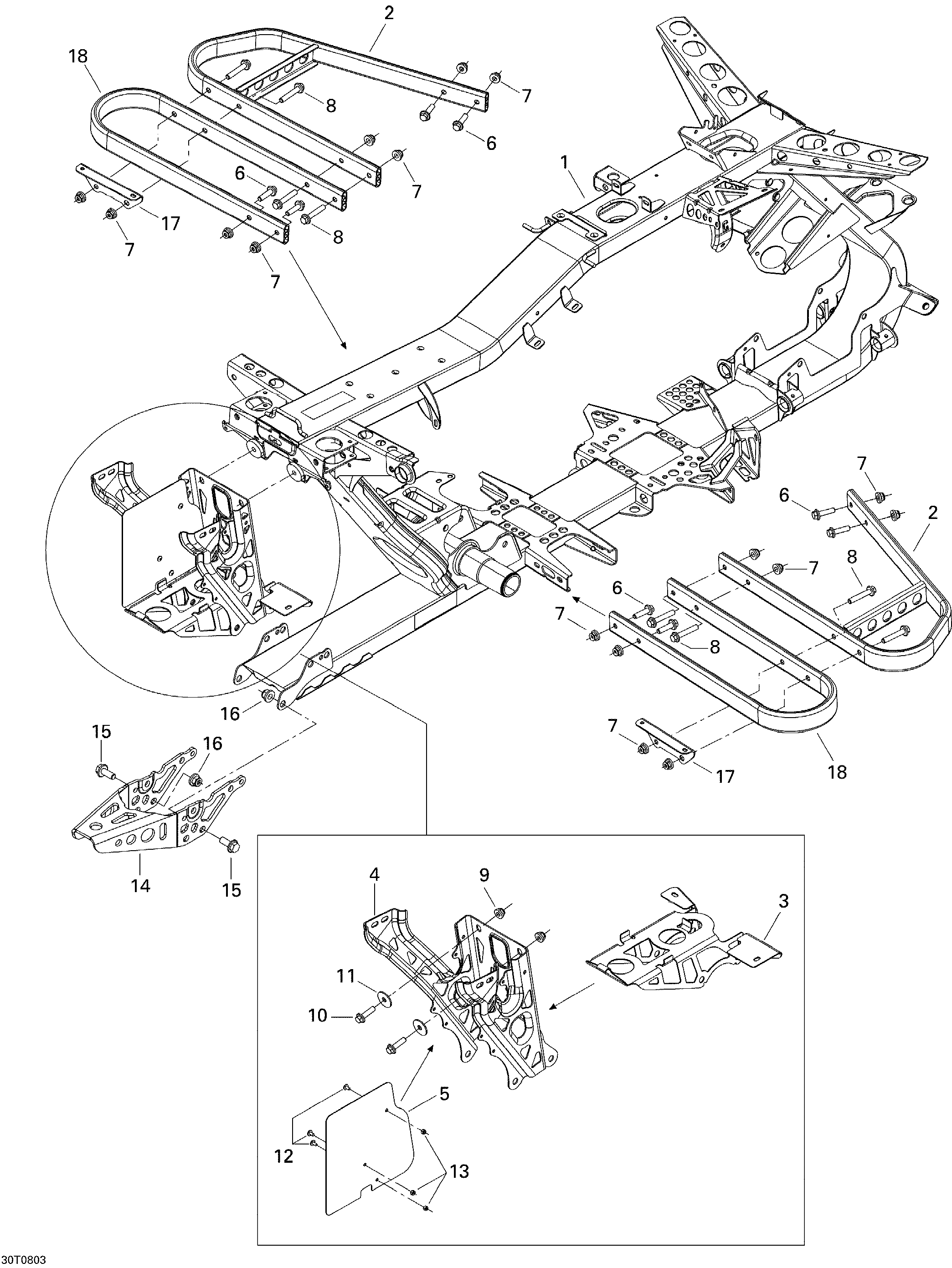 Frame, system