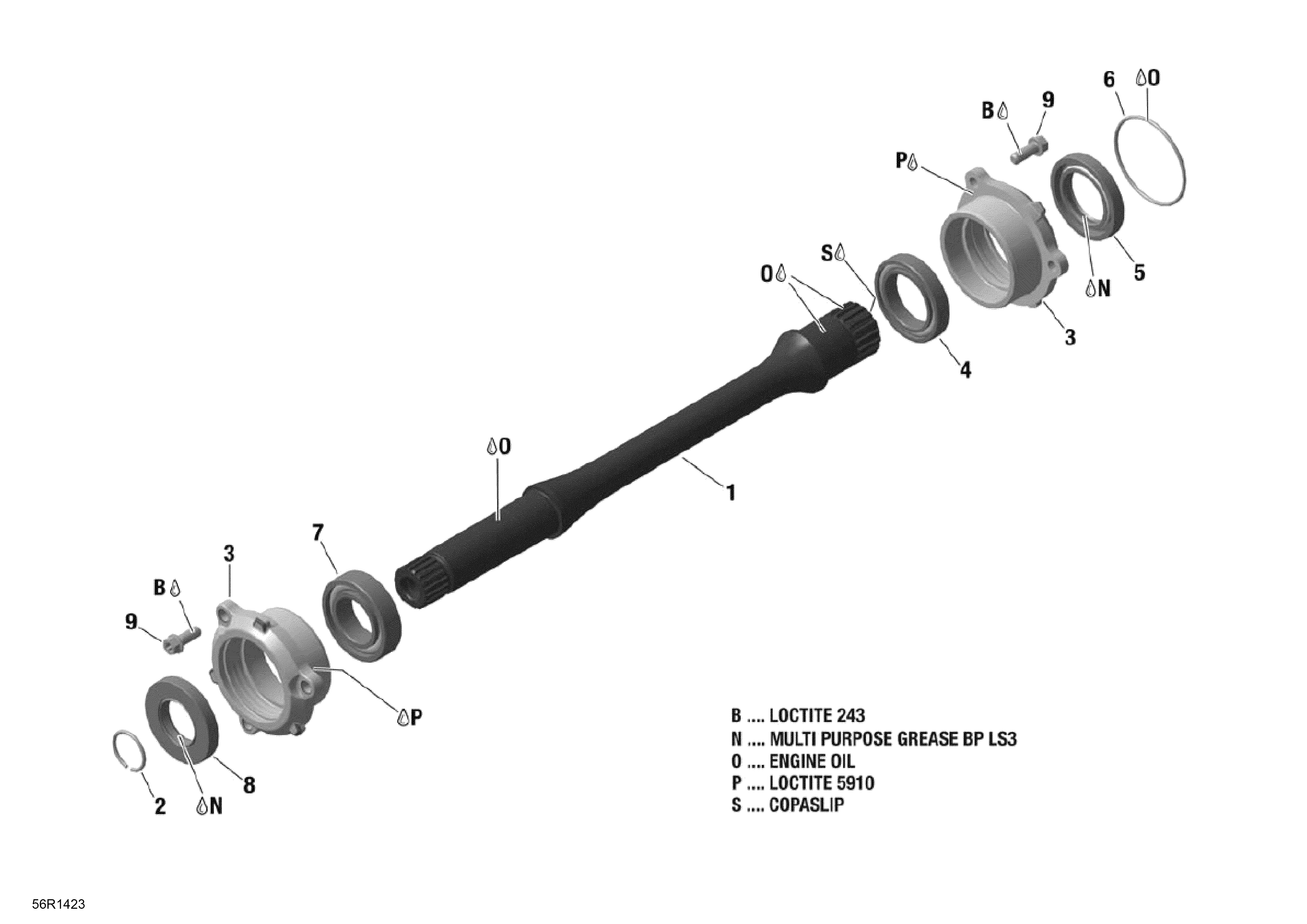 Drive shaft _56r1423