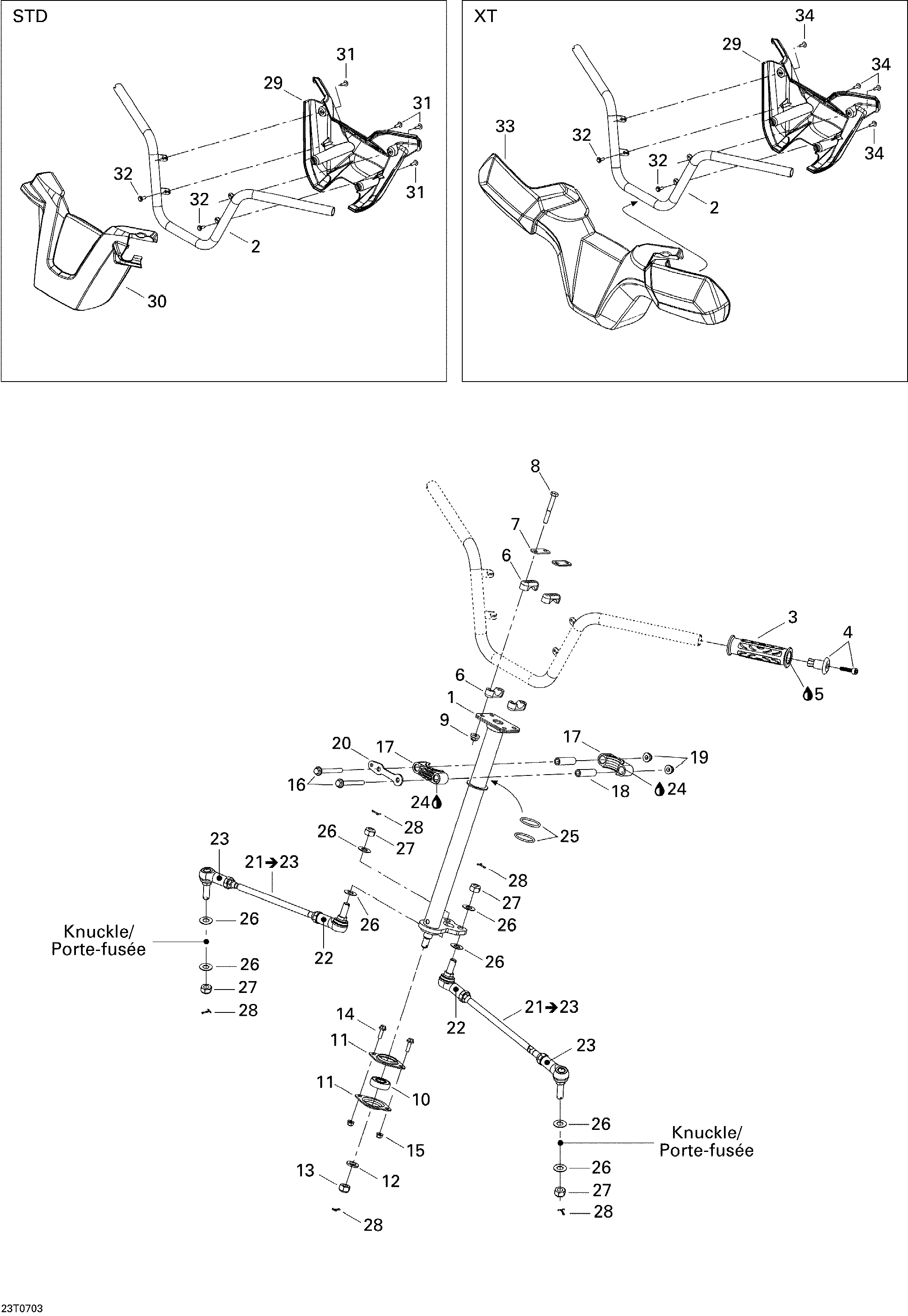 Steering system xt