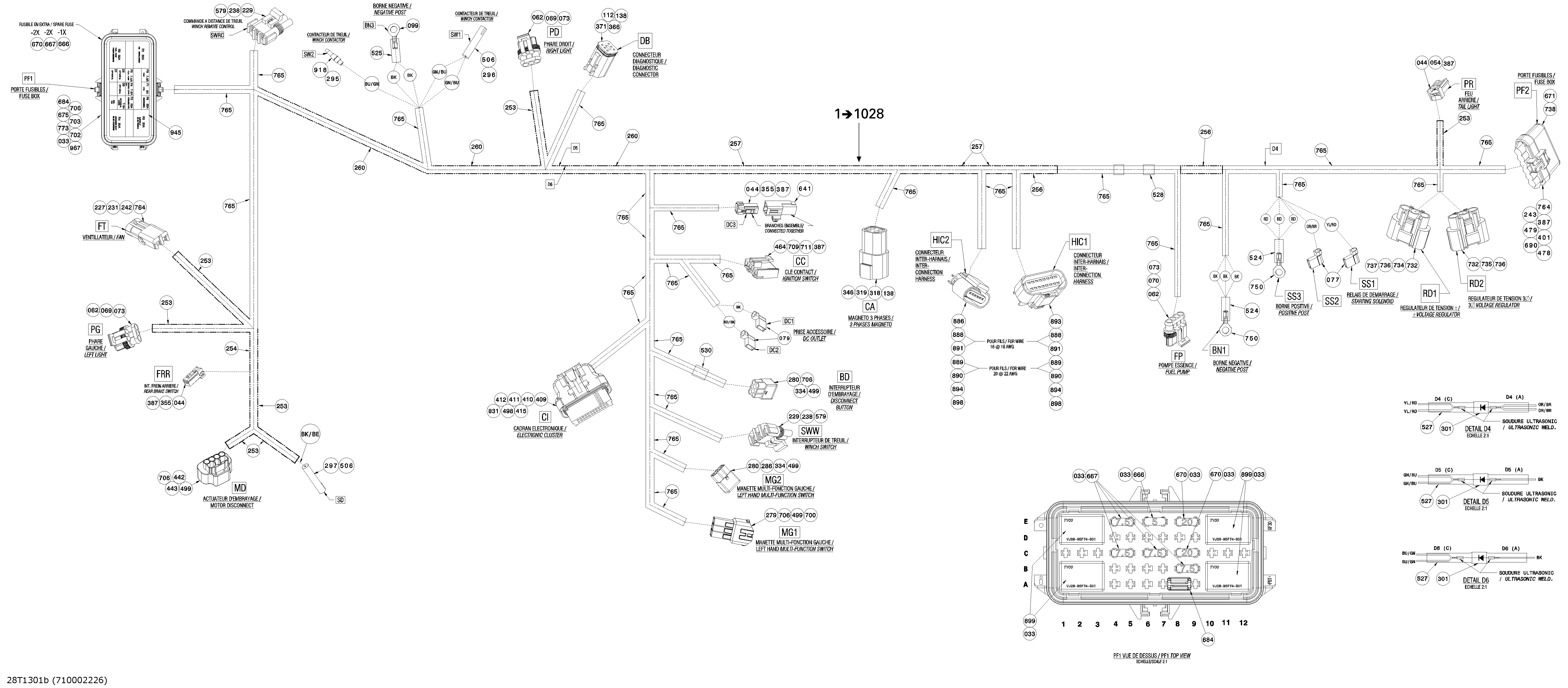 Main harness international