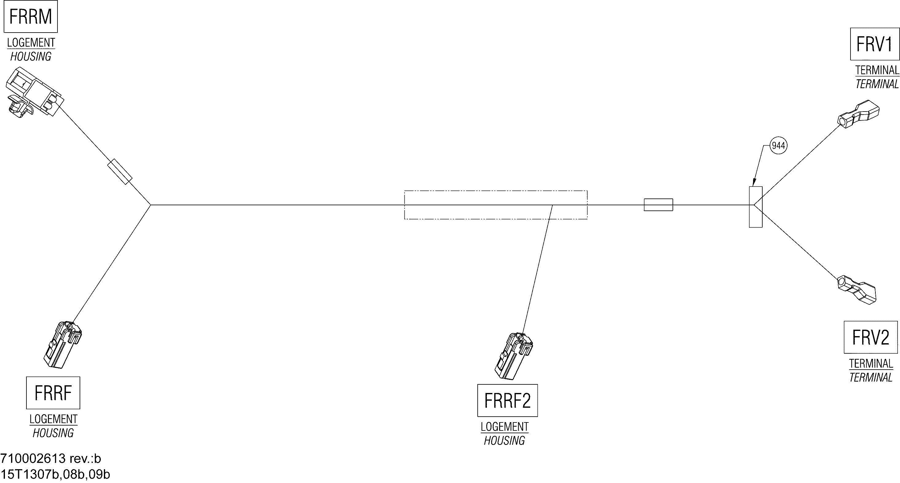 Electrical harness brake