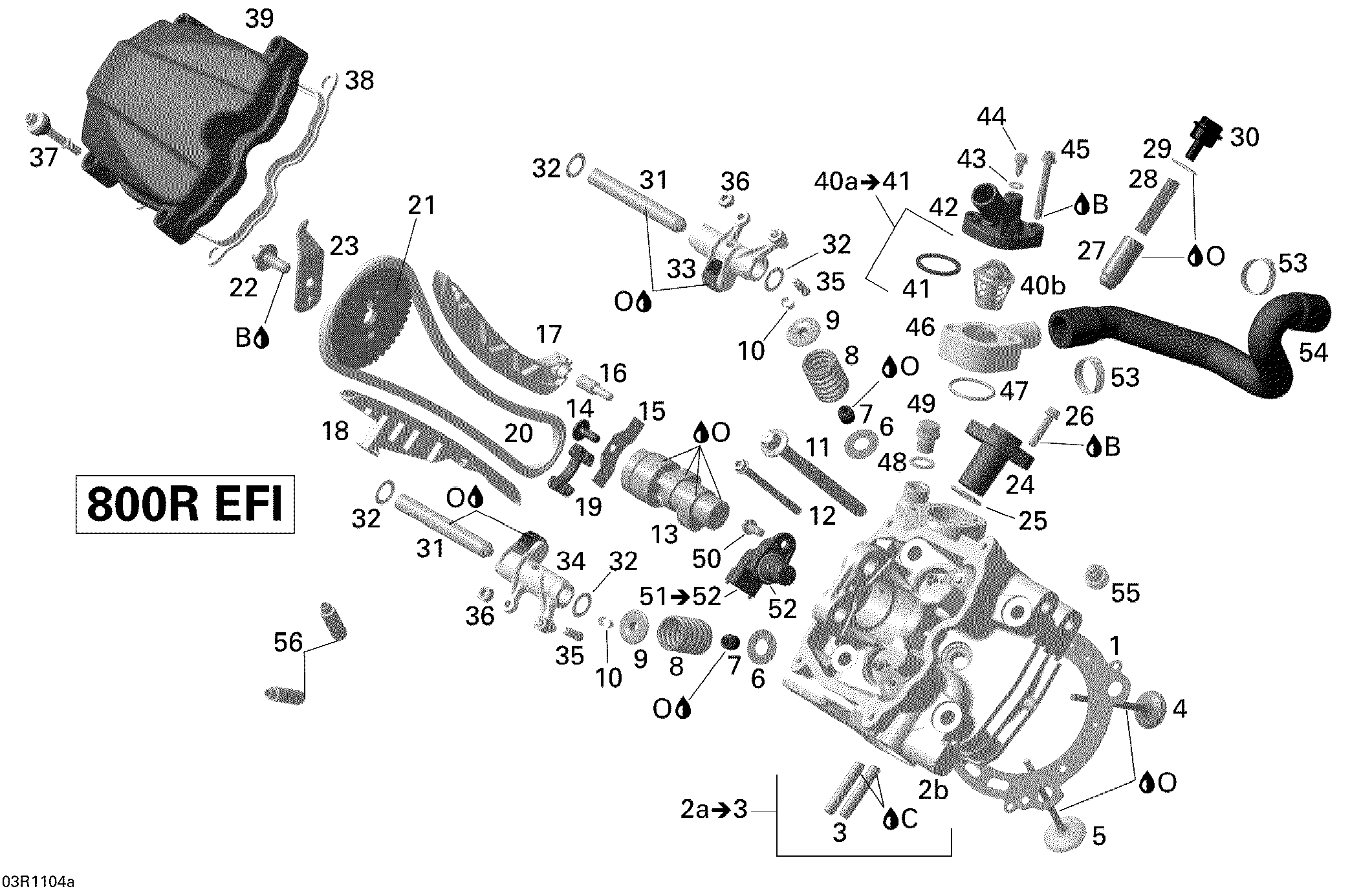 Cylinder head, front