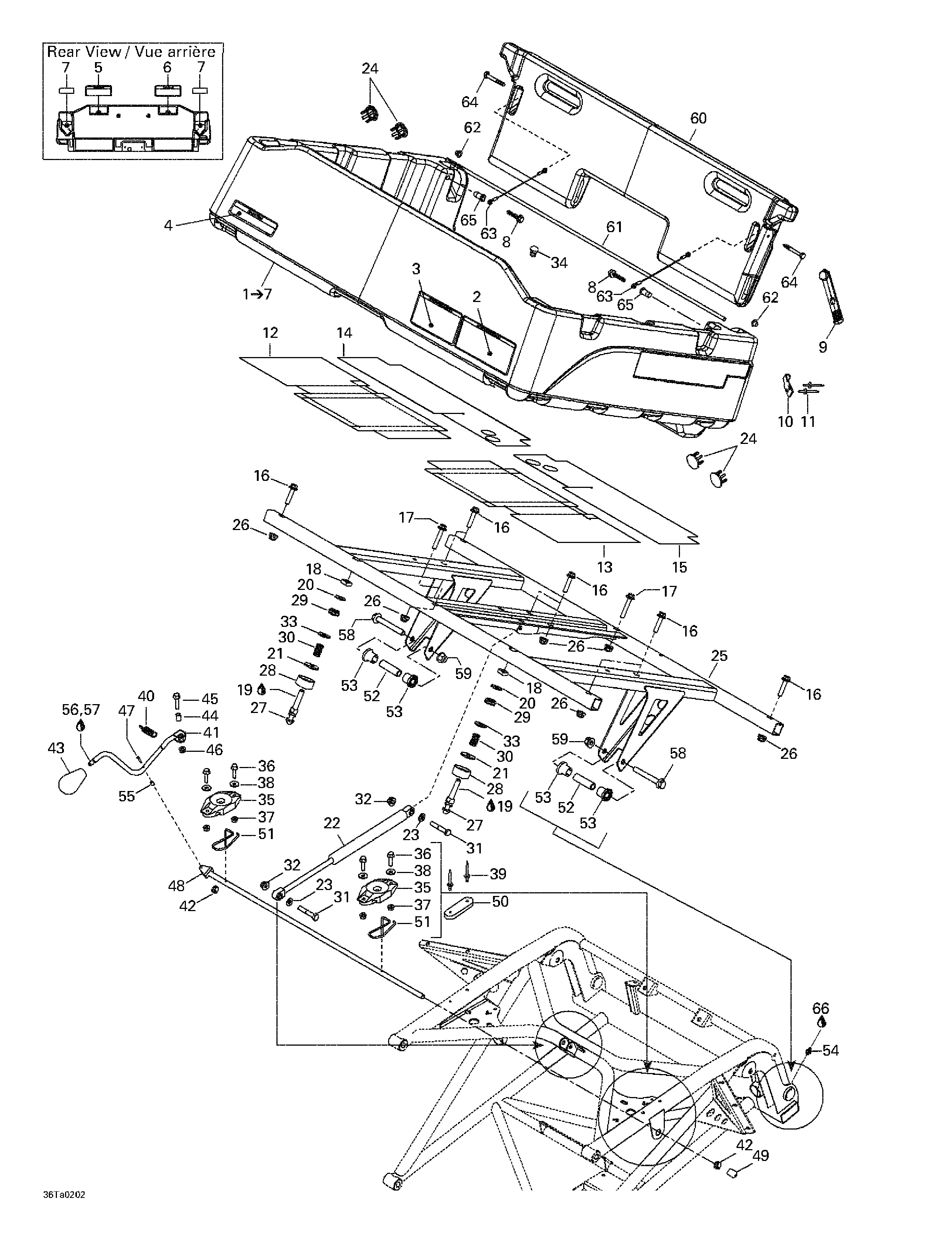 Rear cargo box