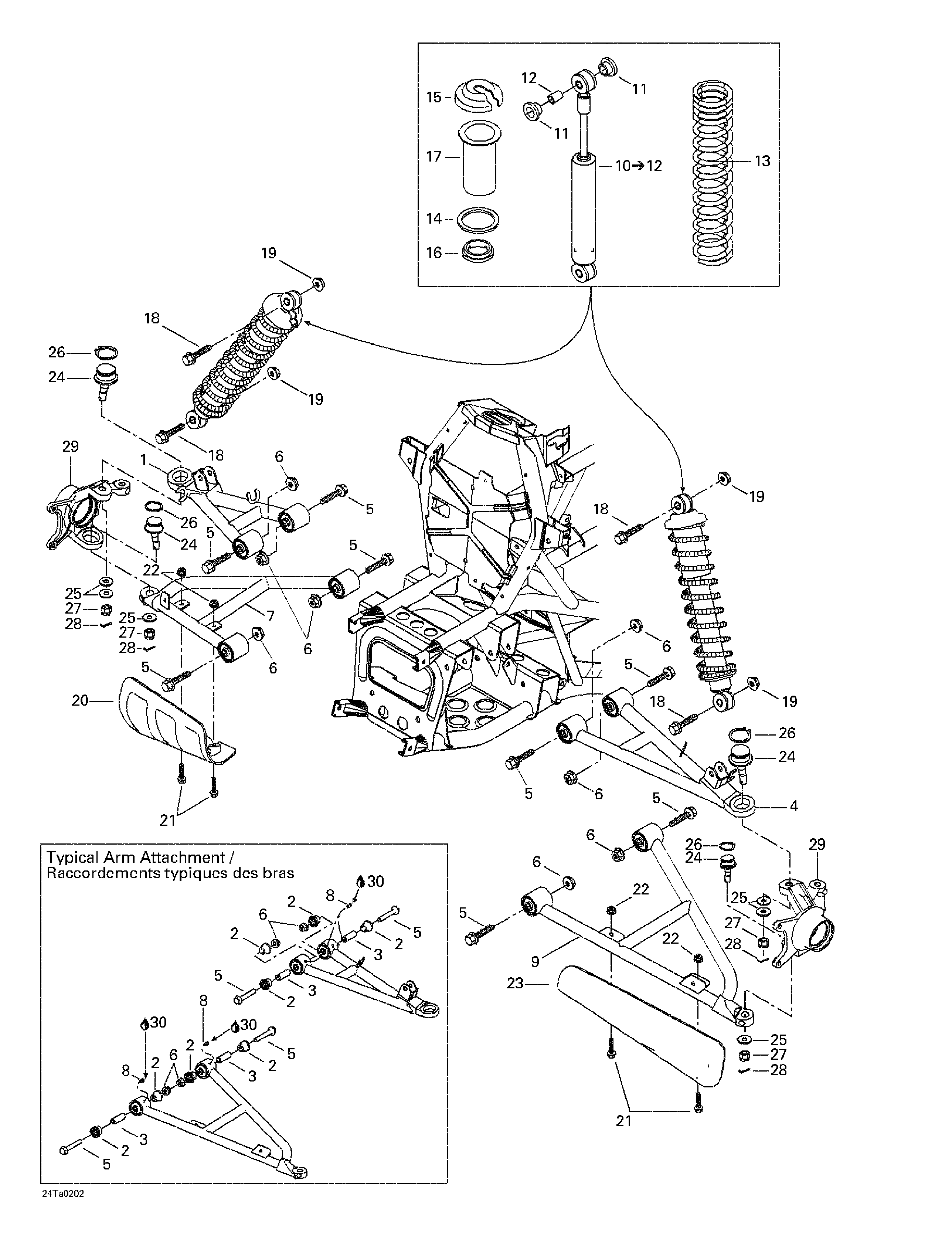 Front suspension