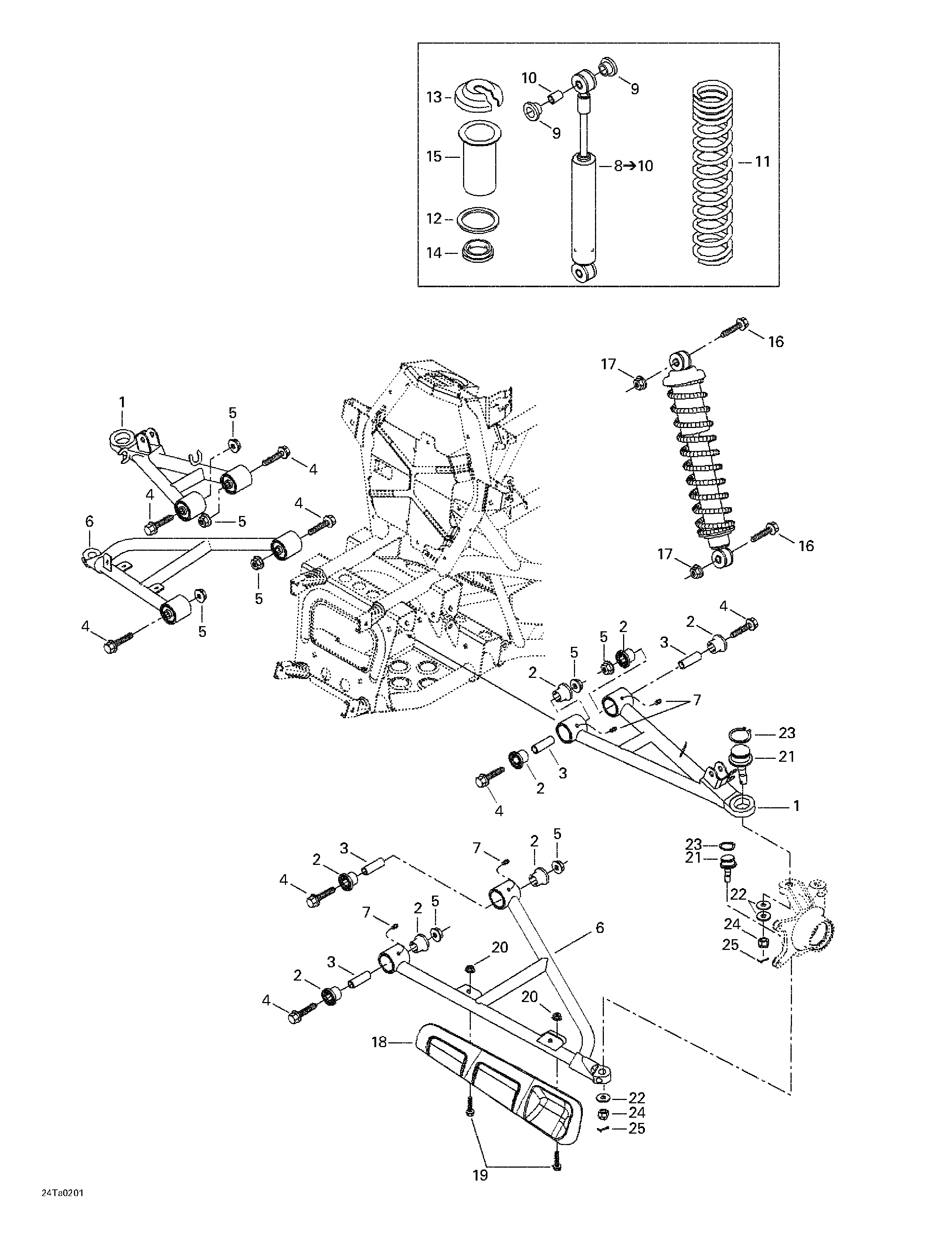 Front suspension