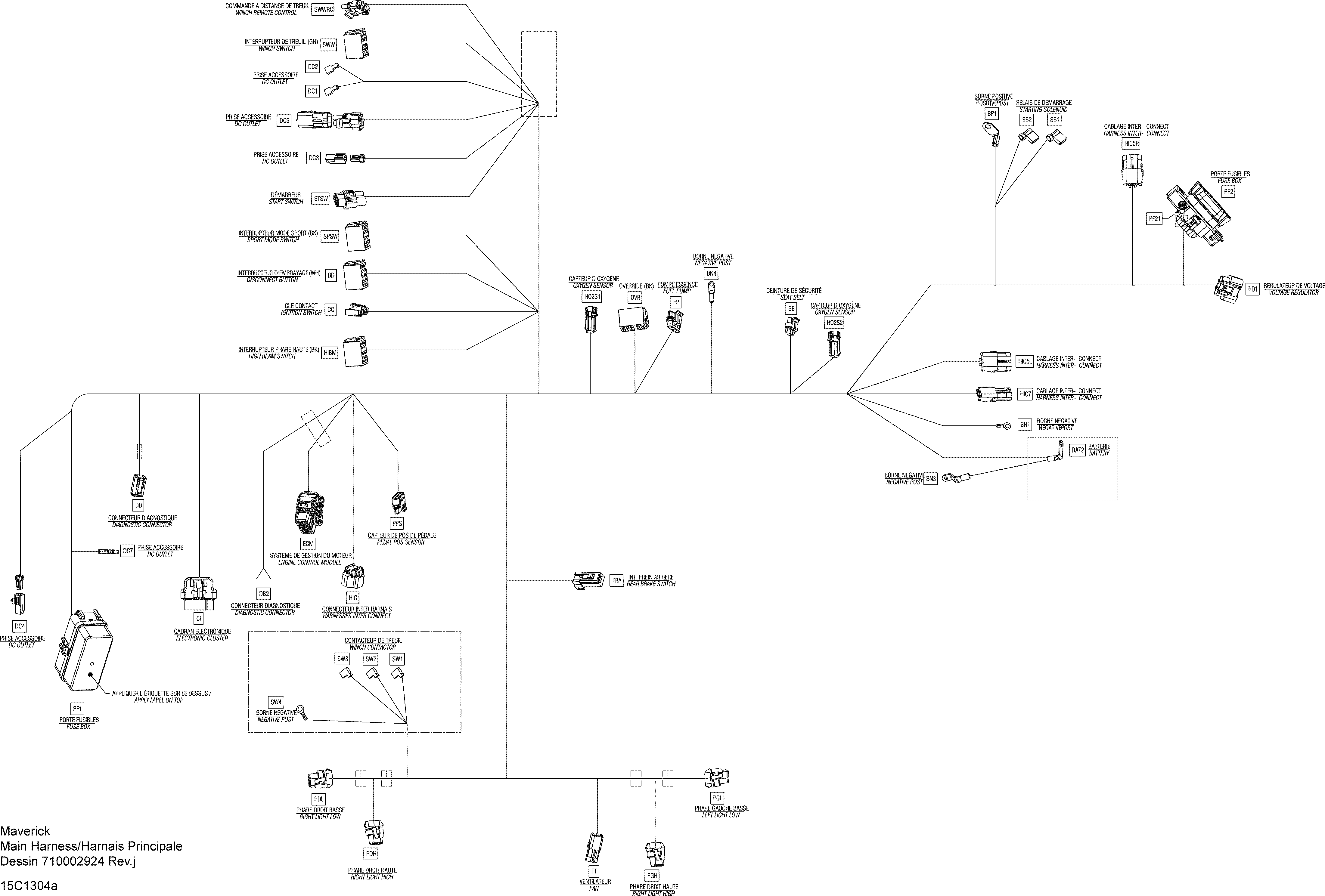 Electrical harness main