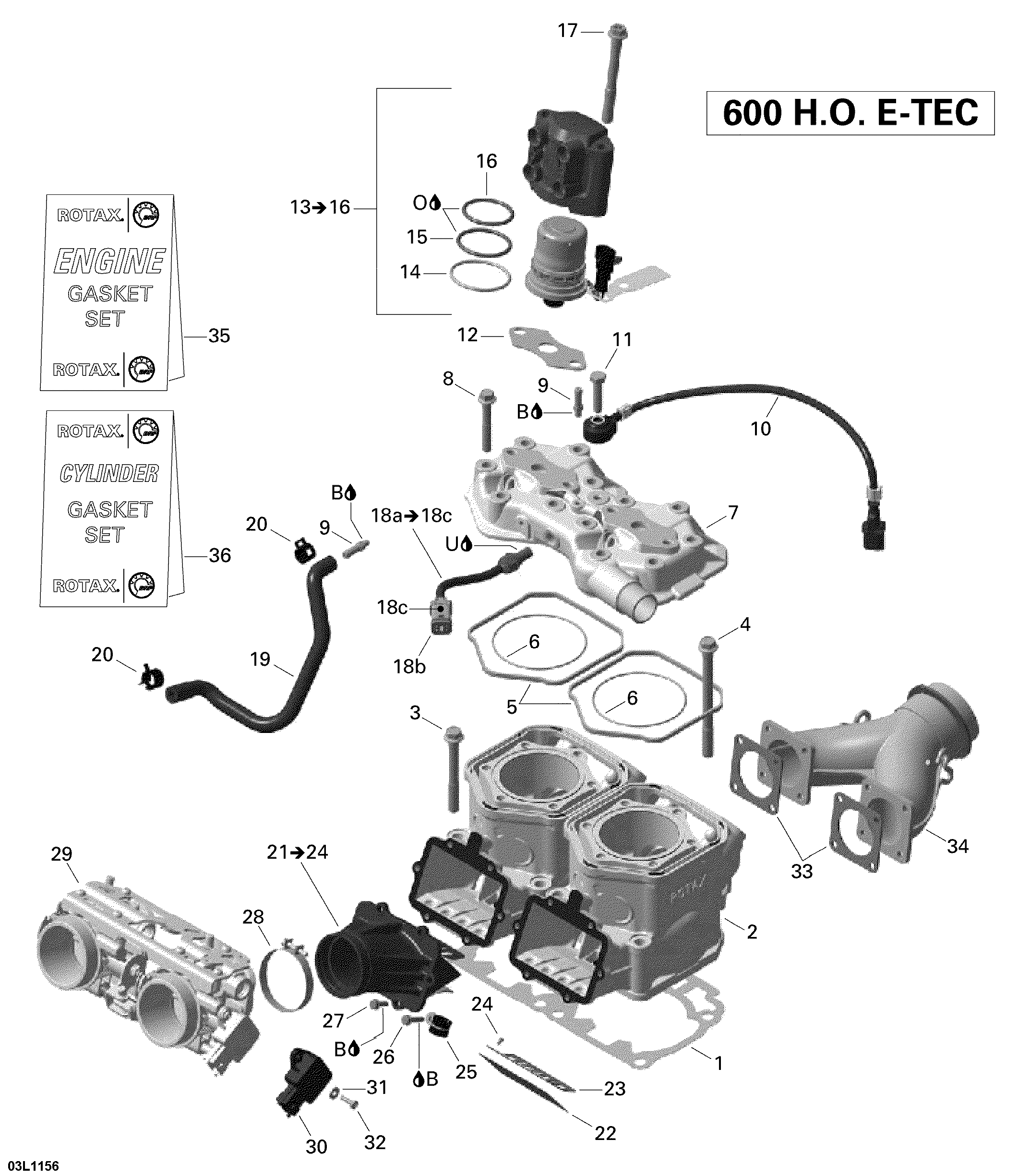 Cylinder and injection system