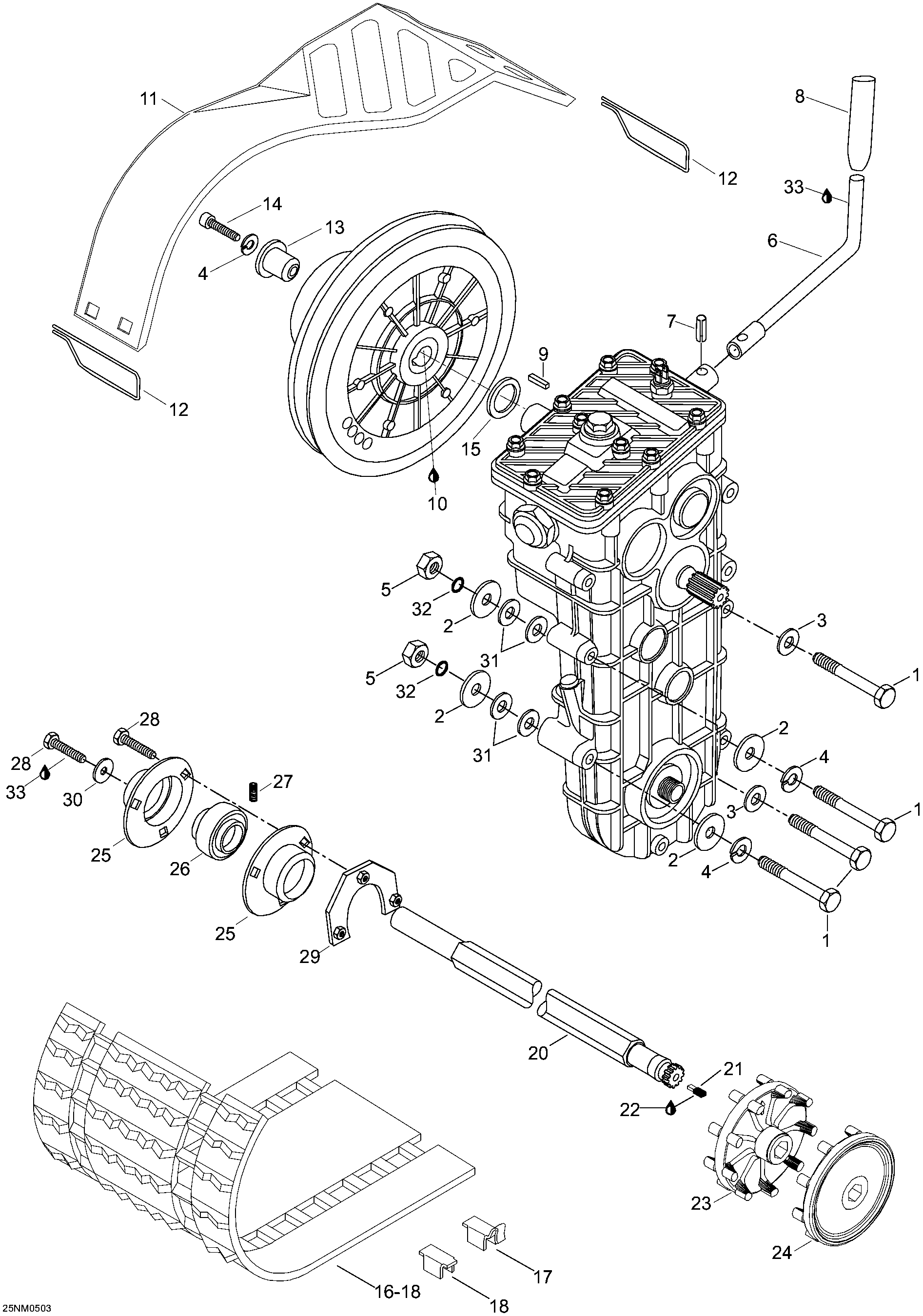 Drive system, 5900fce