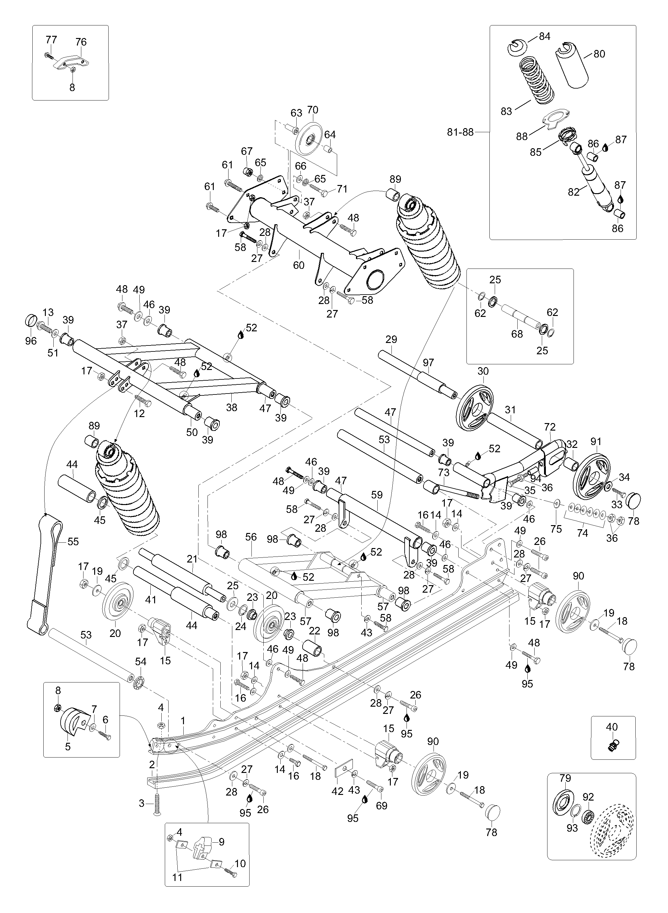 Rear suspension